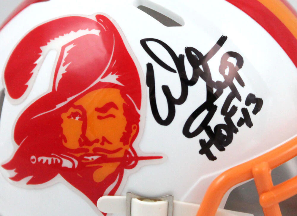 Warren Sapp Autographed Tampa Bucs 76-96 Speed Mini Helmet w/HOF-Beckett W Holo - Image 2