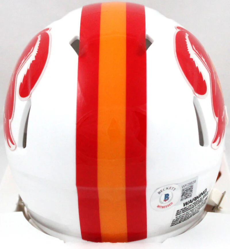 Warren Sapp Autographed Tampa Bucs 76-96 Speed Mini Helmet w/HOF-Beckett W Holo - Image 3