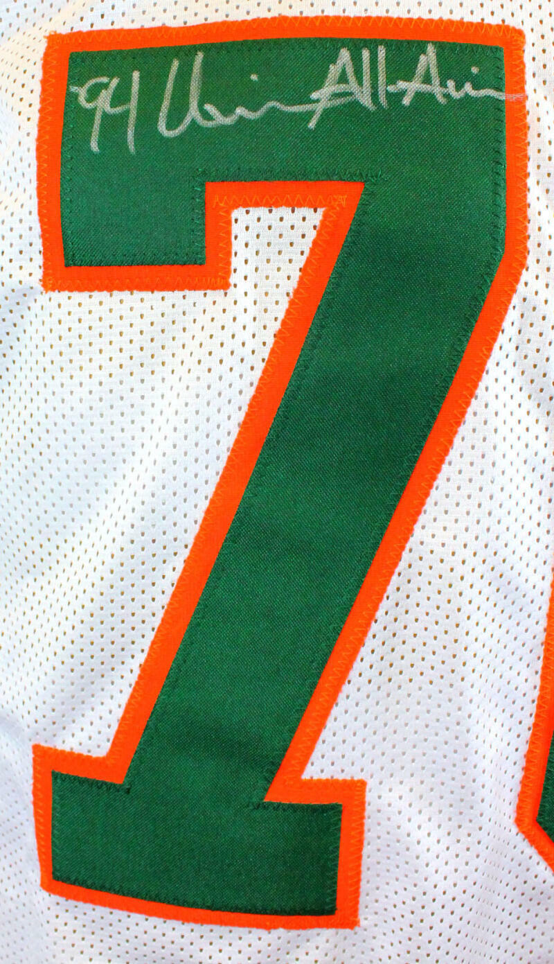 Warren Sapp Autographed White College Style Jersey w/3 Insc.- Beckett W Hologram - Image 2