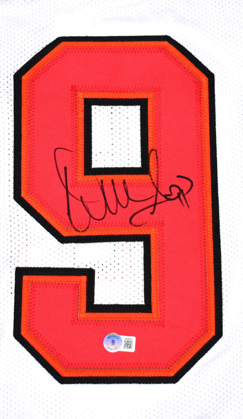 Warren Sapp Autographed White Pro Style Jersey - Beckett W Hologram *Black - Image 2