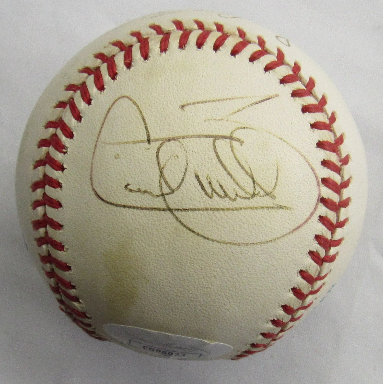Sparky Anderson Cecil Fielder Signed Auto Baseball JSA CG96923 - Image 2