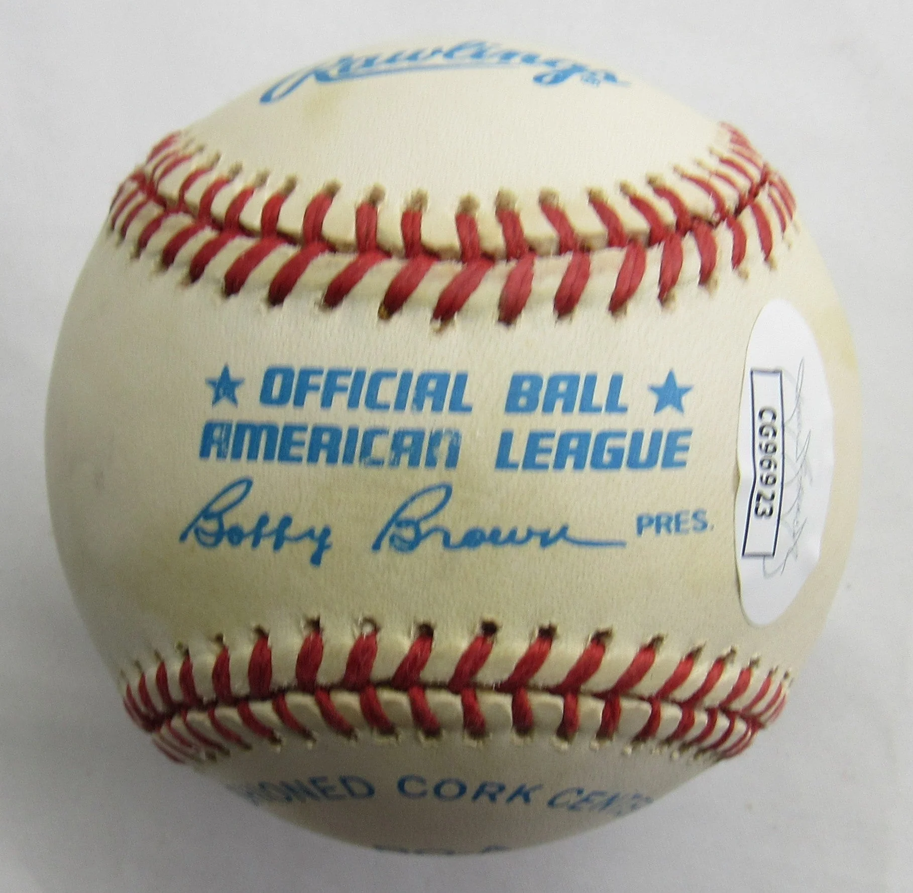 Sparky Anderson Cecil Fielder Signed Auto Baseball JSA CG96923 - Image 5