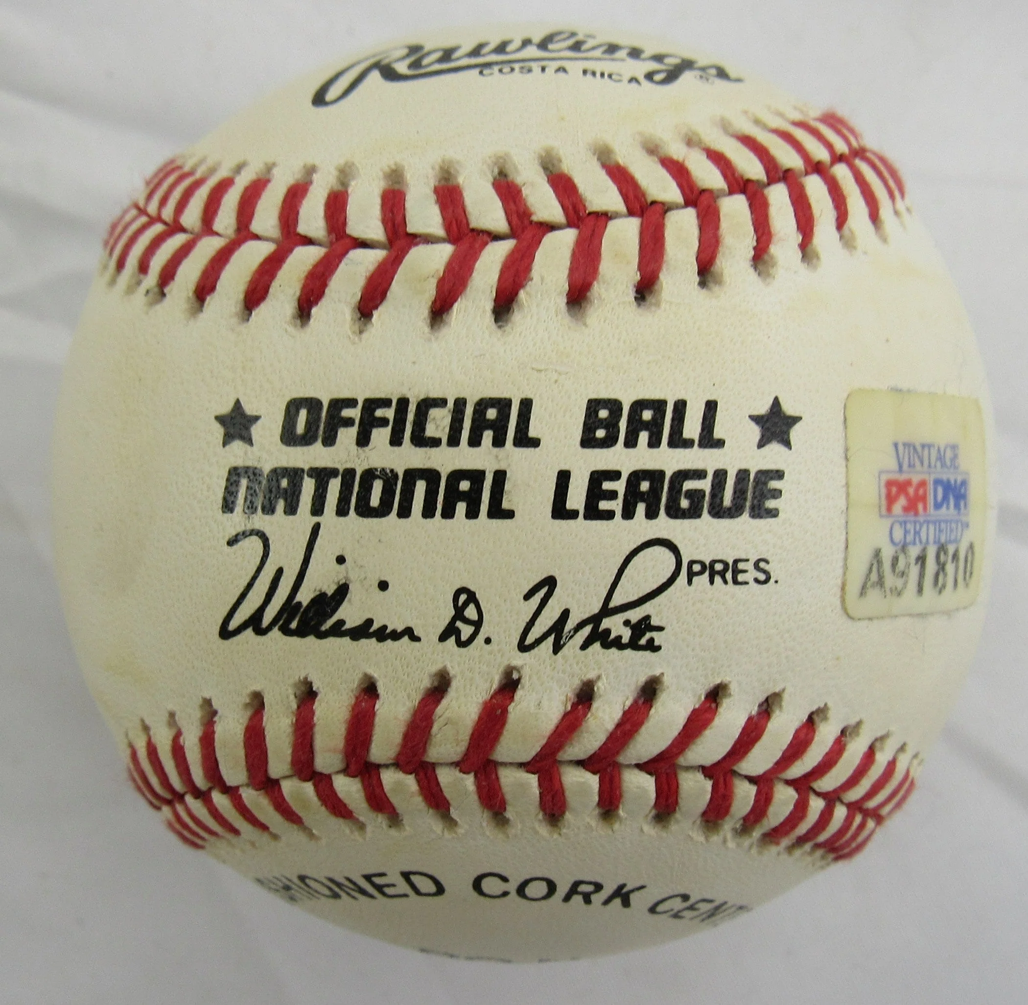 Don Drysdale Sandy Koufax Signed Rawlings Baseball PSA A91810 - Image 3
