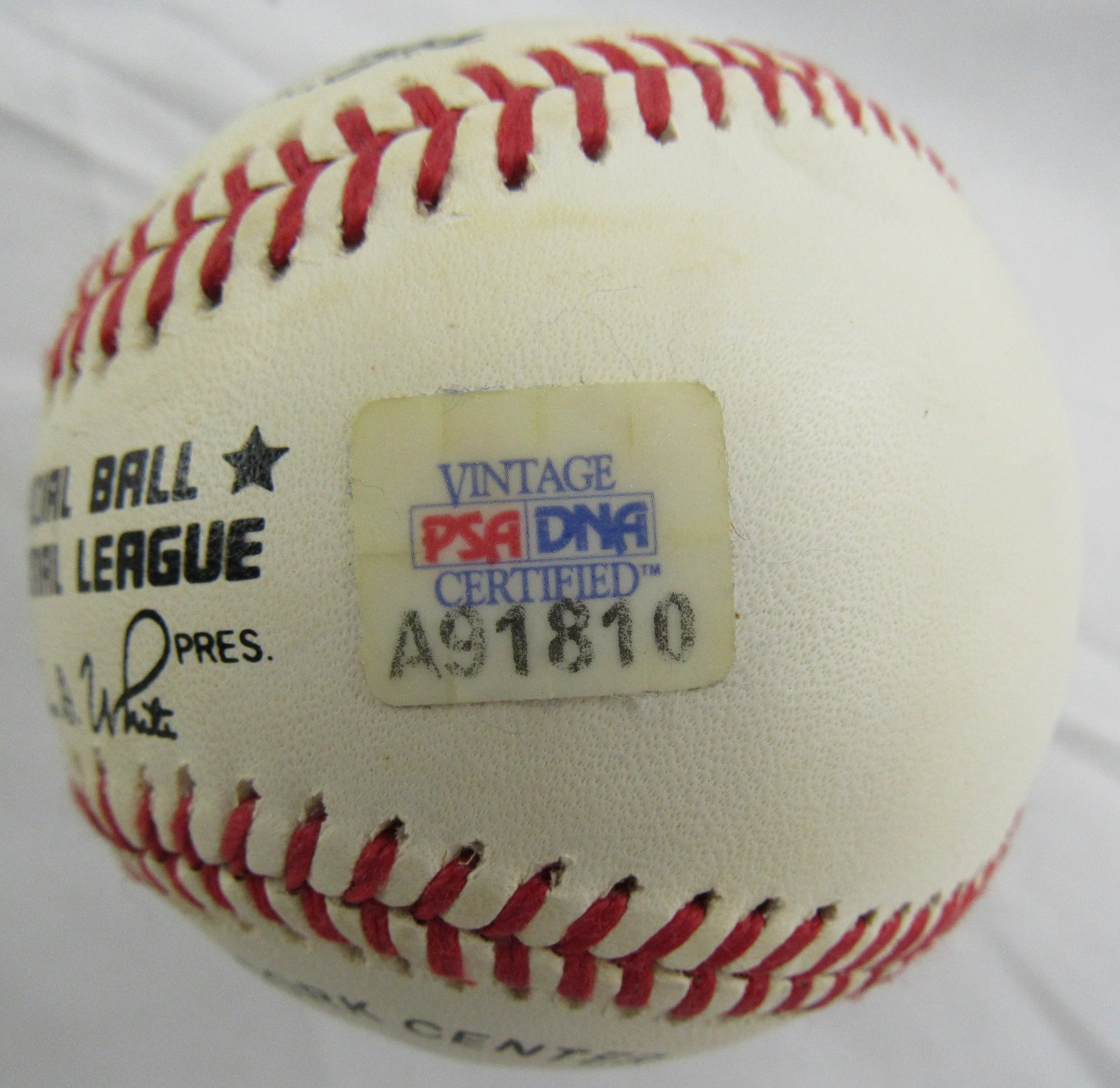Don Drysdale Sandy Koufax Signed Rawlings Baseball PSA A91810 - Image 6
