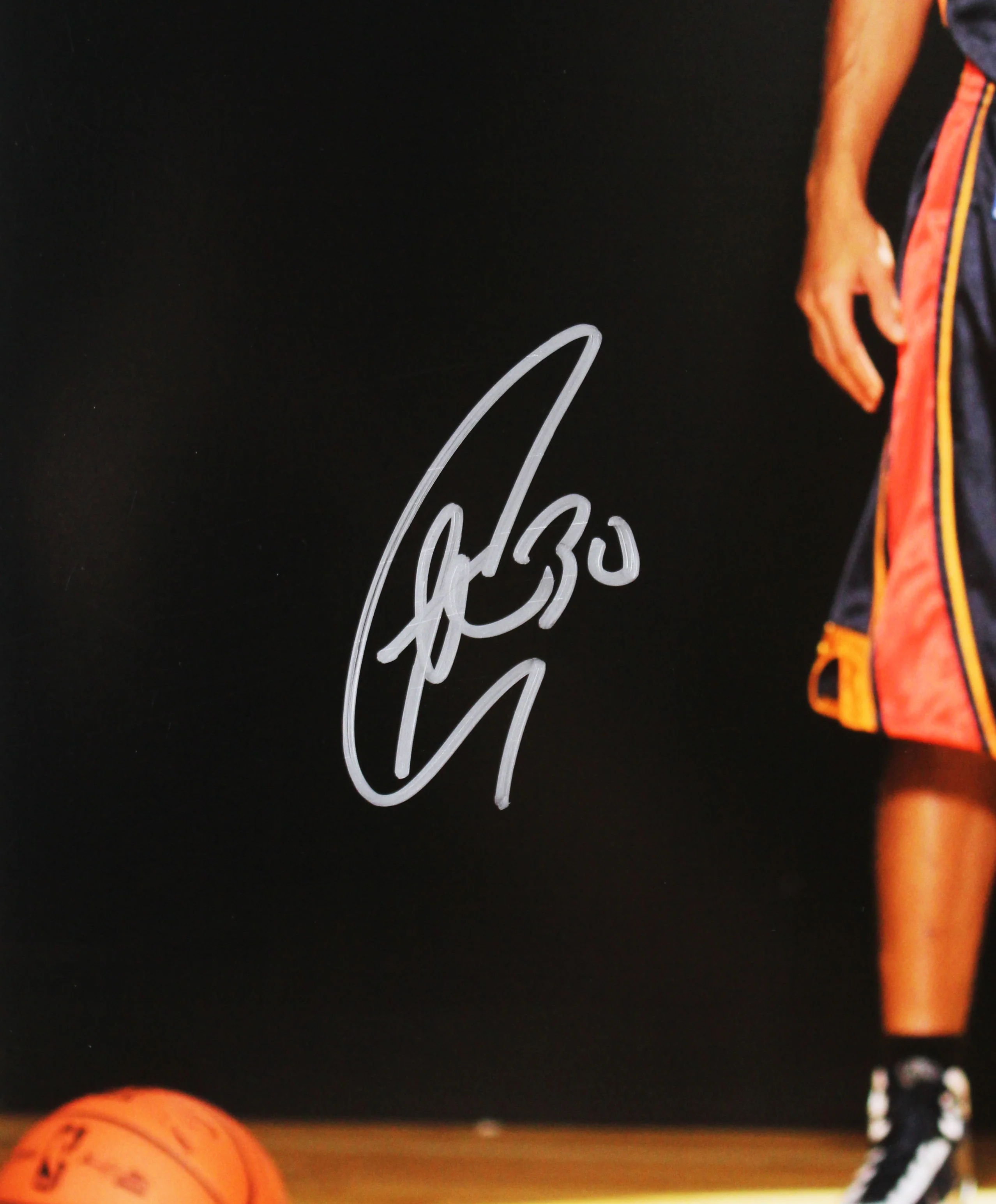 Warriors Stephen Curry Authentic Signed 16x20 Vertical Rookie Photo JSA - Image 3