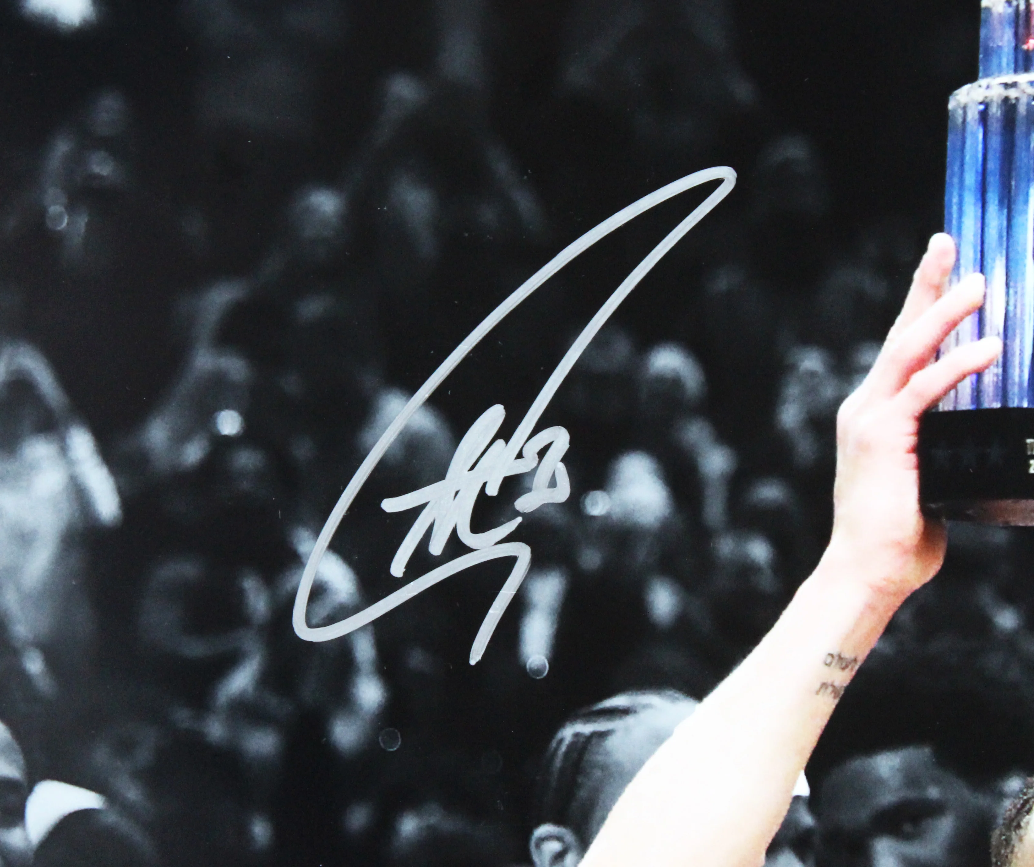 Warriors Stephen Curry Signed 16x20 2022 ASG Horizontal Spotlight Photo JSA - Image 3