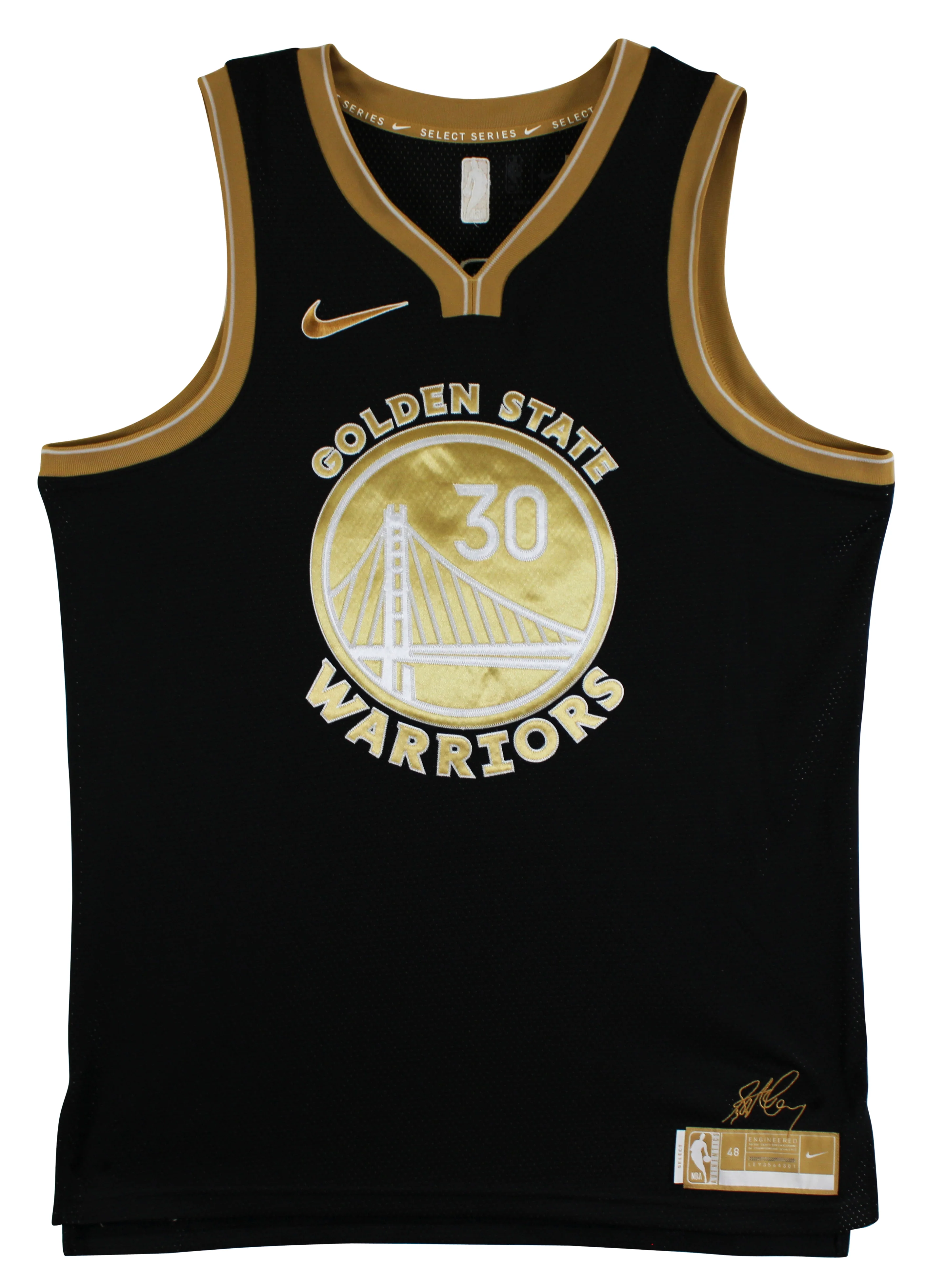 Warriors Stephen Curry Signed Black Jordan Brand Nike SC Edition Jersey BAS Wit - Image 5