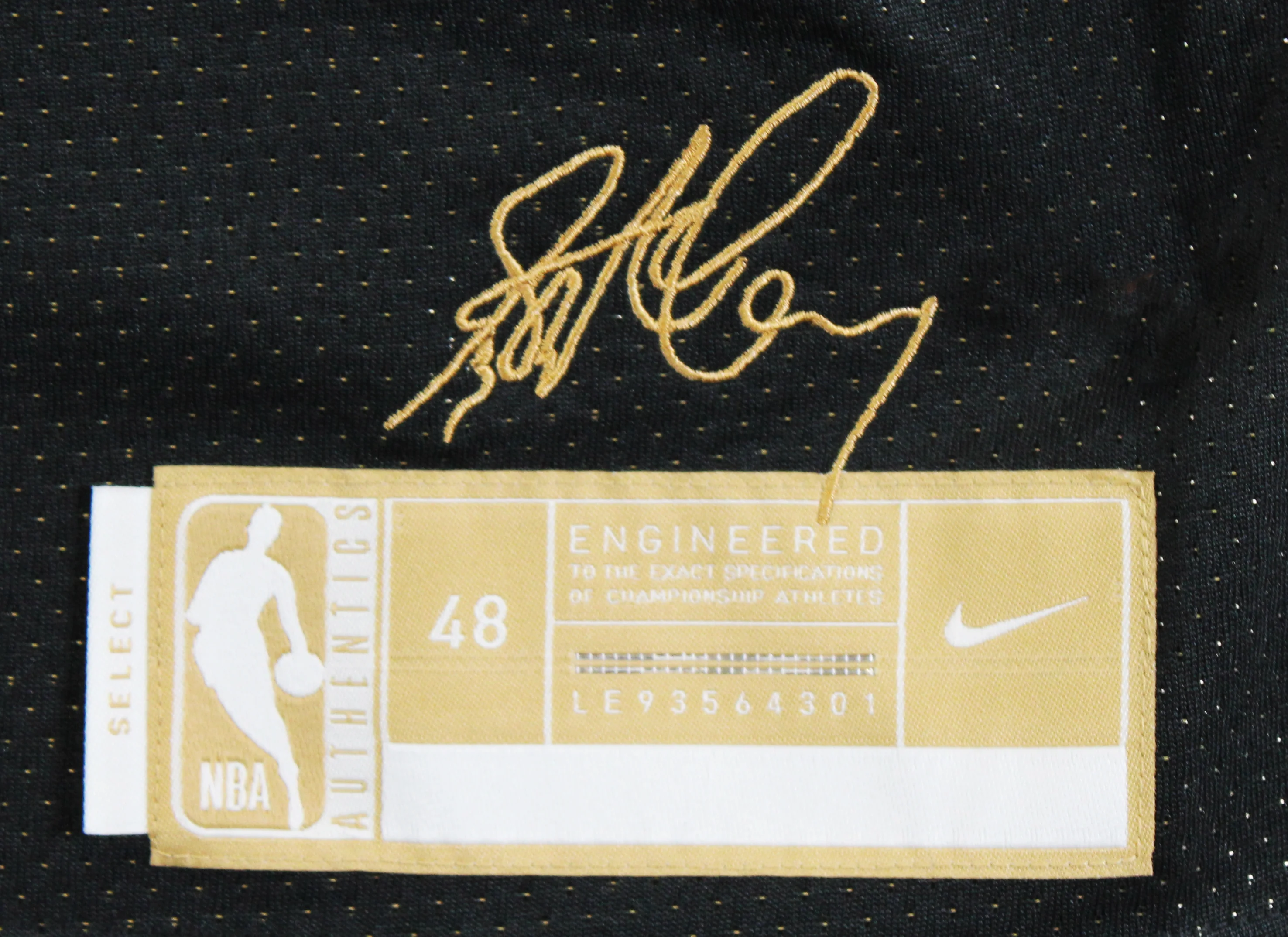 Warriors Stephen Curry Signed Black Jordan Brand Nike SC Edition Jersey BAS Wit - Image 7