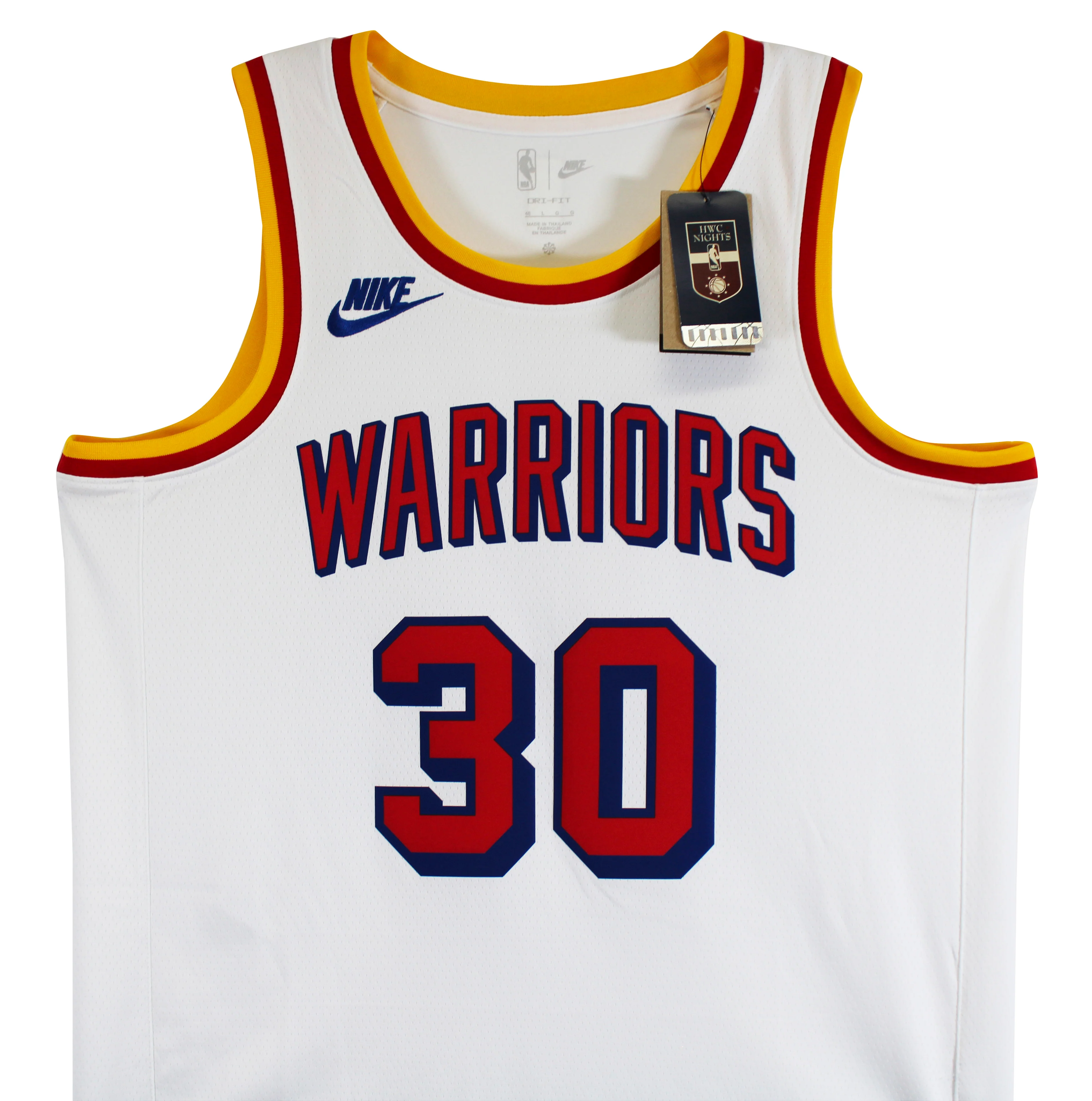 Warriors Stephen Curry Signed White Nike 2024 Classic Ed. Swingman Jersey BAS - Image 6