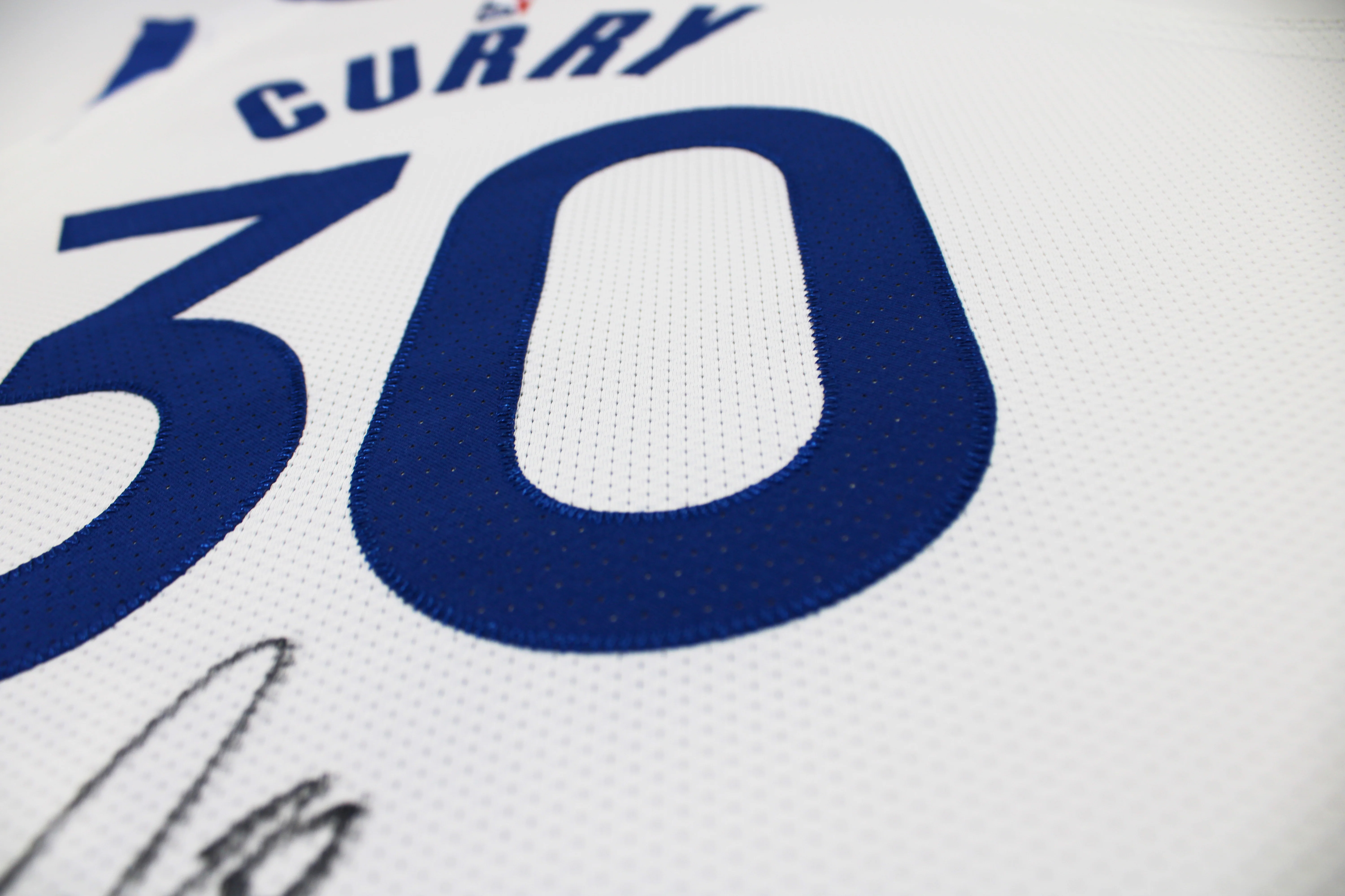 Warriors Stephen Curry Signed White Nike Association Ed Authentic Jersey JSA 1 - Image 5