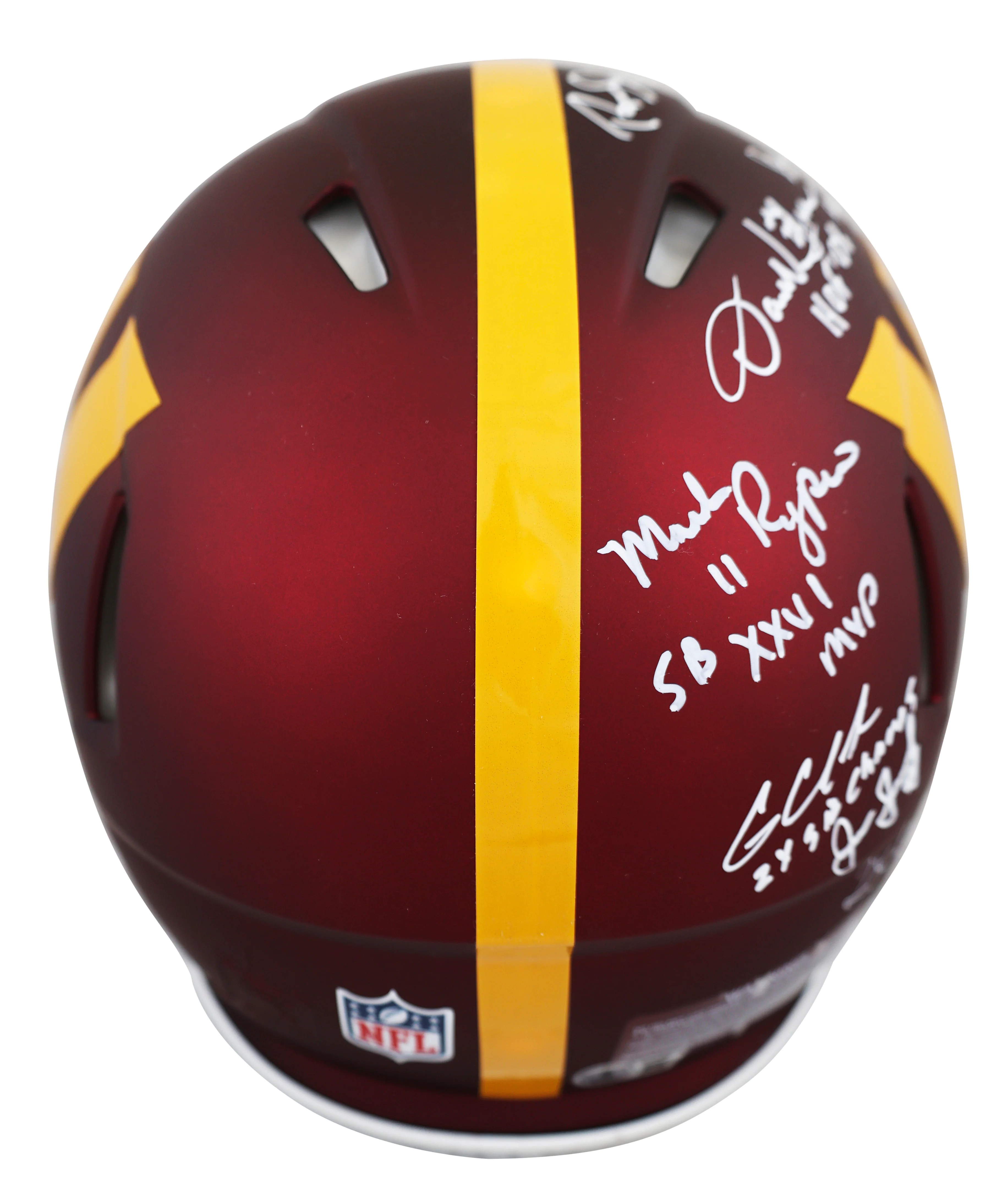 Washington (11) Green, Riggins +8 Signed F/S Speed Proline Helmet W/ Case BAS - Image 6