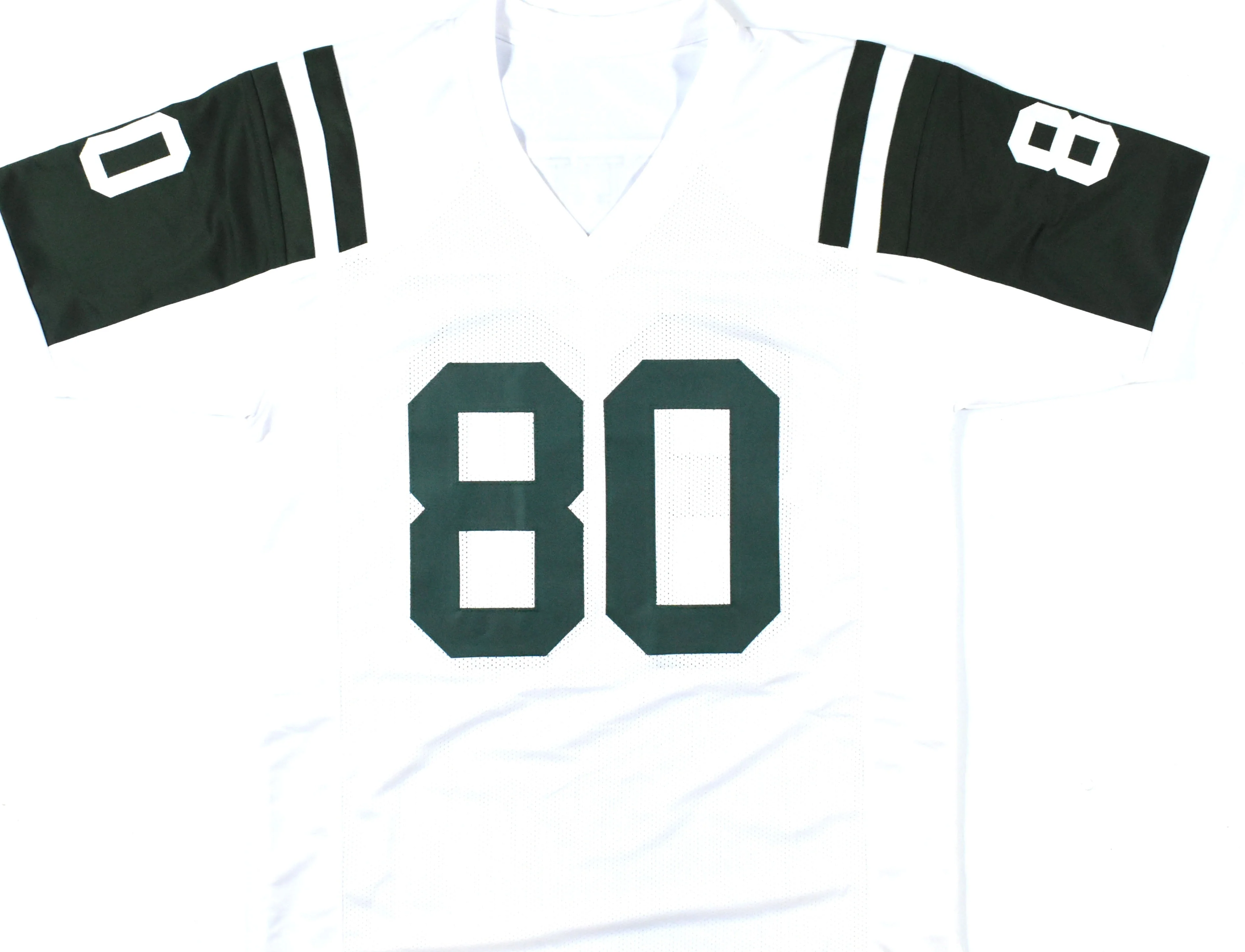 Wayne Chrebet Autographed White Pro Style Jersey - Beckett W Hologram *Silver - Image 3