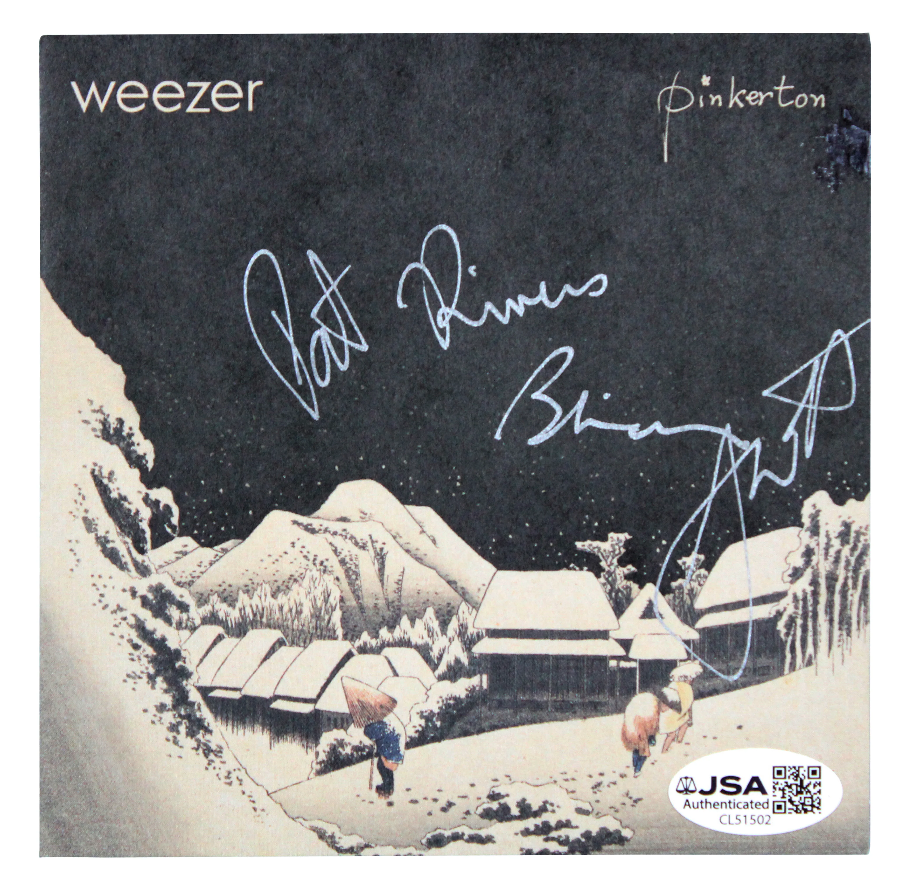 Weezer (4) Cuomo, Bell, Shriner & Wilson Signed Pinkerton CD Insert JSA #CL51502 - Image 3