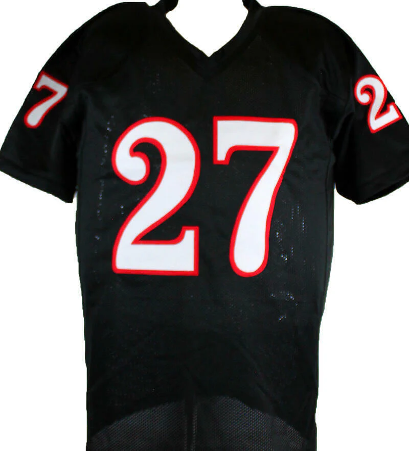 Wes Welker Autographed Black College Style Jersey-Beckett W Hologram *Black - Image 3