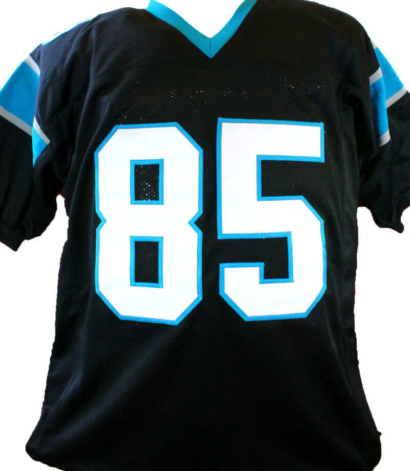 Wesley Walls Autographed Black Pro Style Jersey- JSA Witnessed Auth *Black - Image 3