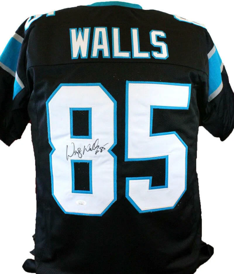 Wesley Walls Autographed Black Pro Style Jersey- JSA Witnessed Auth *Black - Image 7