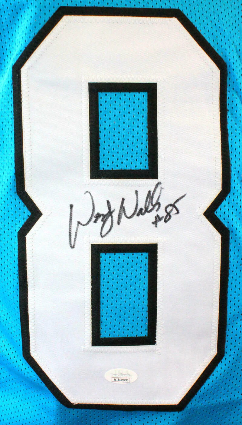 Wesley Walls Autographed Blue Pro Style Jersey- JSA Witnessed Auth *Black - Image 2