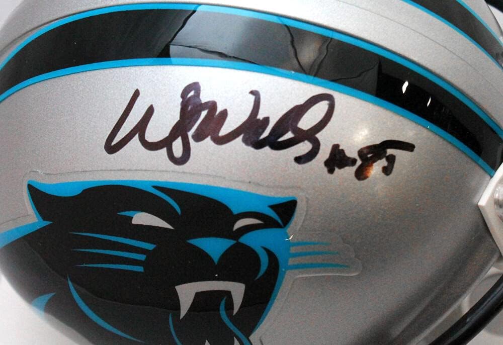 Wesley Walls Autographed Carolina Panthers Mini Helmet - JSA W Auth *Black - Image 6