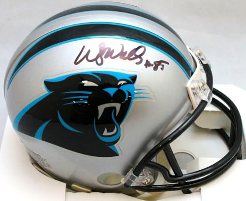 Wesley Walls Autographed Carolina Panthers Mini Helmet - JSA W Auth *Black - Image 8