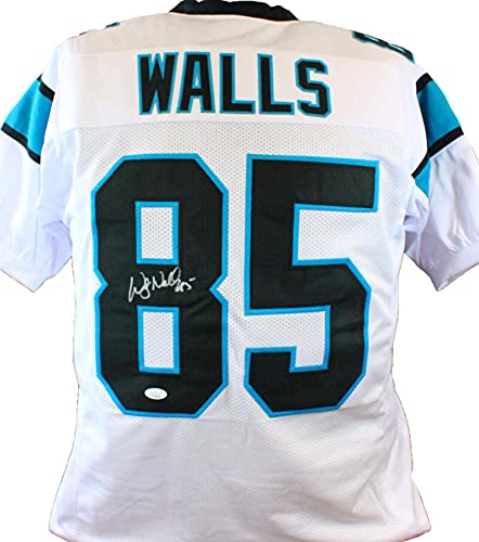 Wesley Walls Autographed White Pro Style Jersey- JSA Witnessed Auth *Silver - Image 4