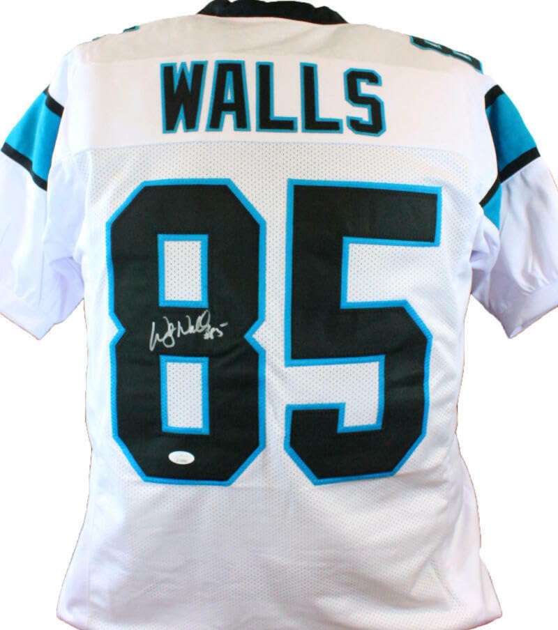 Wesley Walls Autographed White Pro Style Jersey- JSA Witnessed Auth *Silver - Image 7