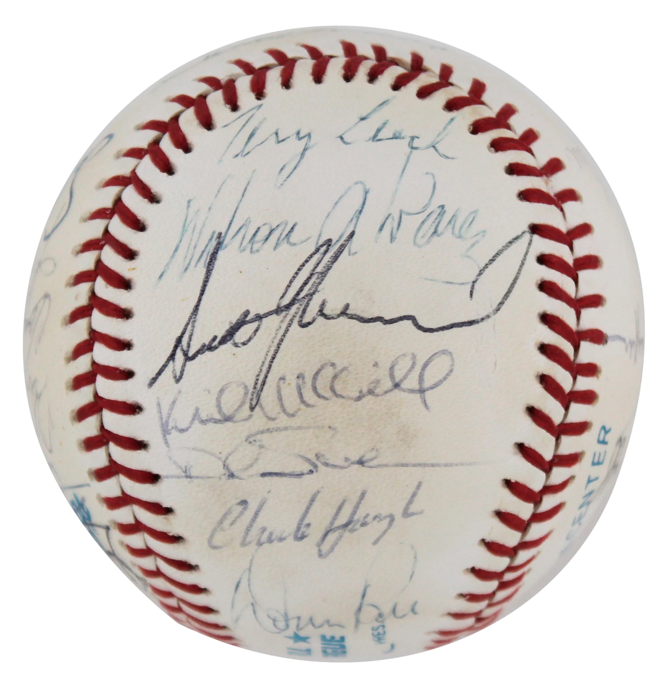 White Sox (25) Sax, Ventura, Cora, Thigpen Signed Oal Baseball BAS #AD64013 - Image 6
