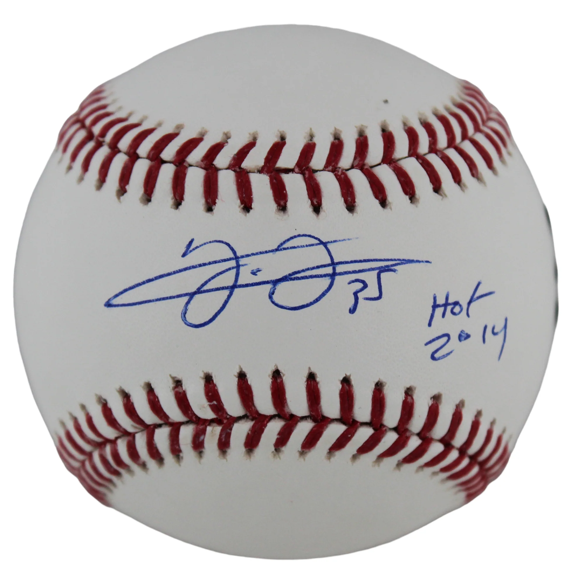 White Sox Frank Thomas "HOF 2014" Authentic Signed Oml Baseball Autographed BAS - Image 2