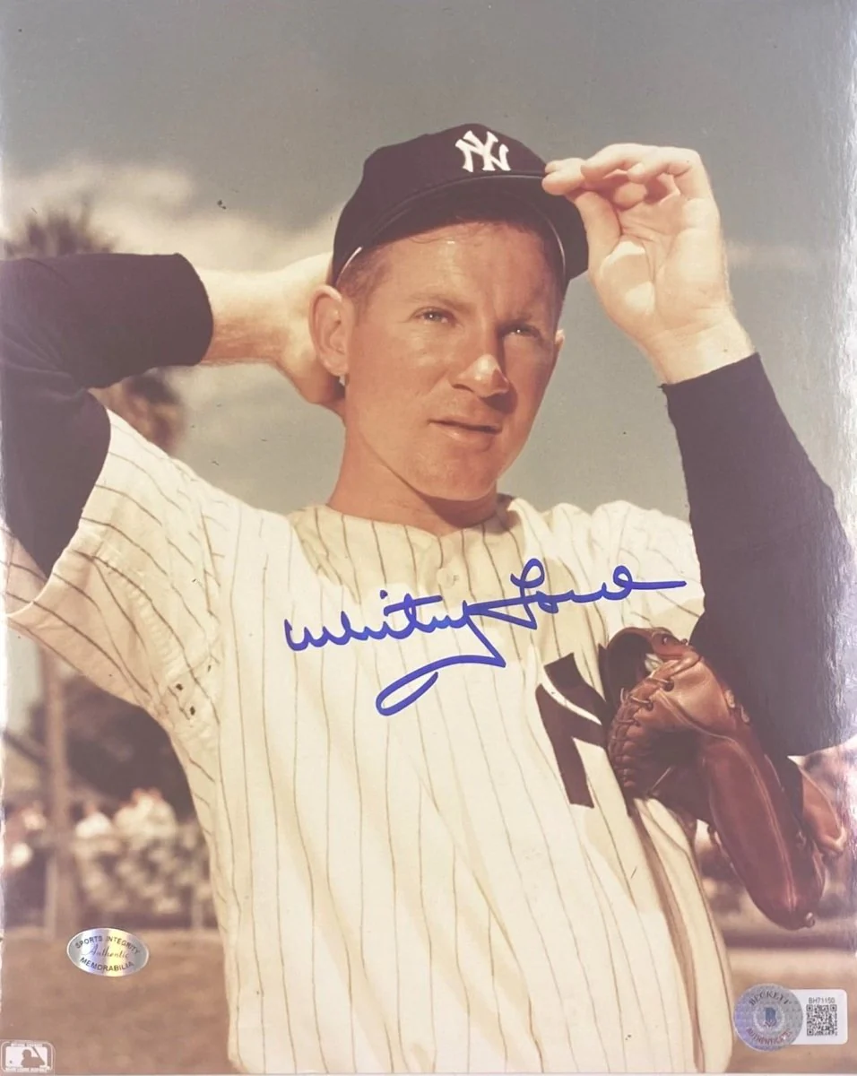 Whitey Ford Signed 8x10 New York Yankees Photo BAS BH71150 - Image 4