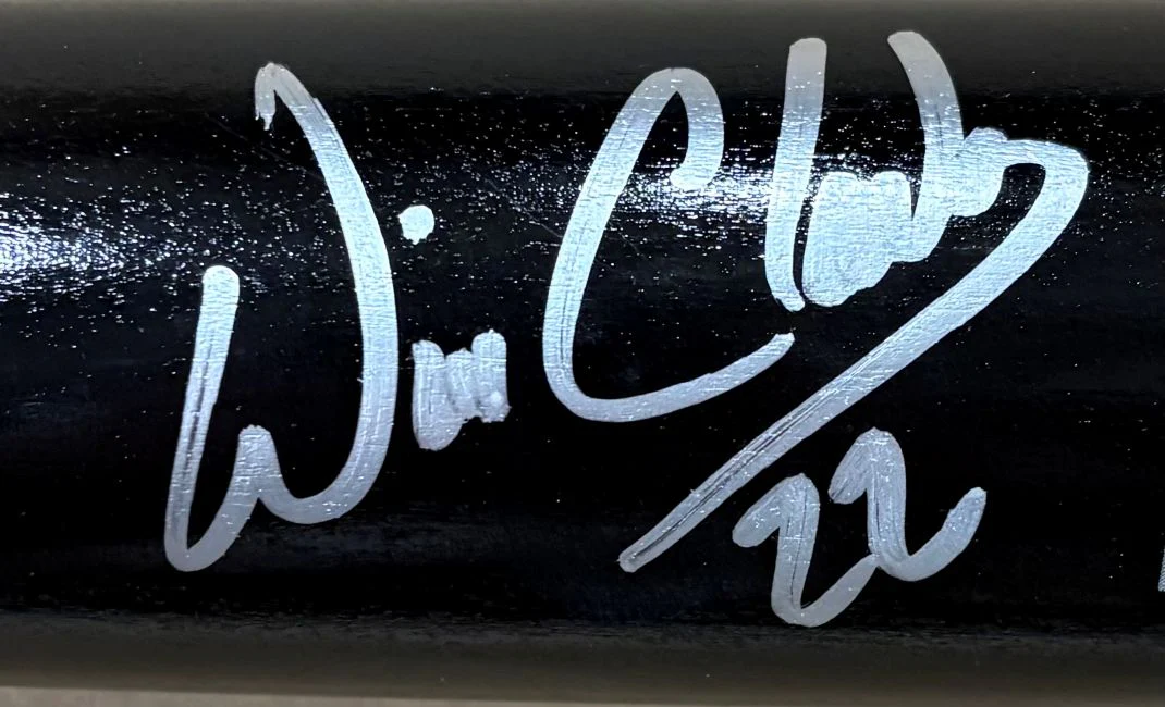 Will Clark San Francisco Giants Signed Black Louisville Slugger Bat Tristar - Image 2