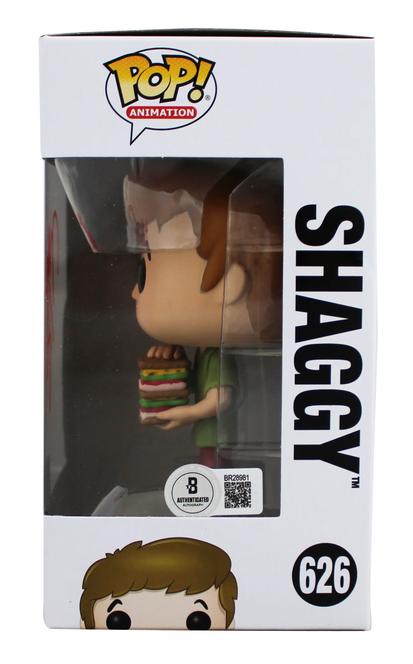 Will Forte Scooby-Doo Signed Shaggy #626 Funko Pop Vinyl Figure BAS #BR28981 - Image 4