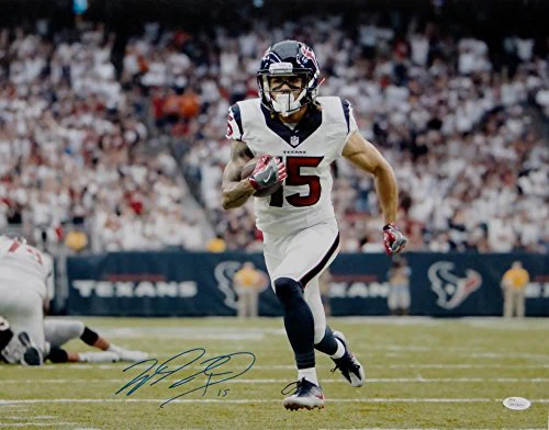 Will Fuller Autographed Houston Texans 16x20 TD Run Photo-JSA W Auth *Blue - Image 3