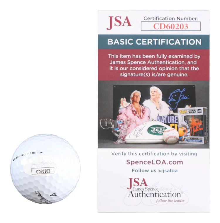 Will Zalatoris Signed PGA Titleist Pro V1 Golf Ball JSA - Image 2