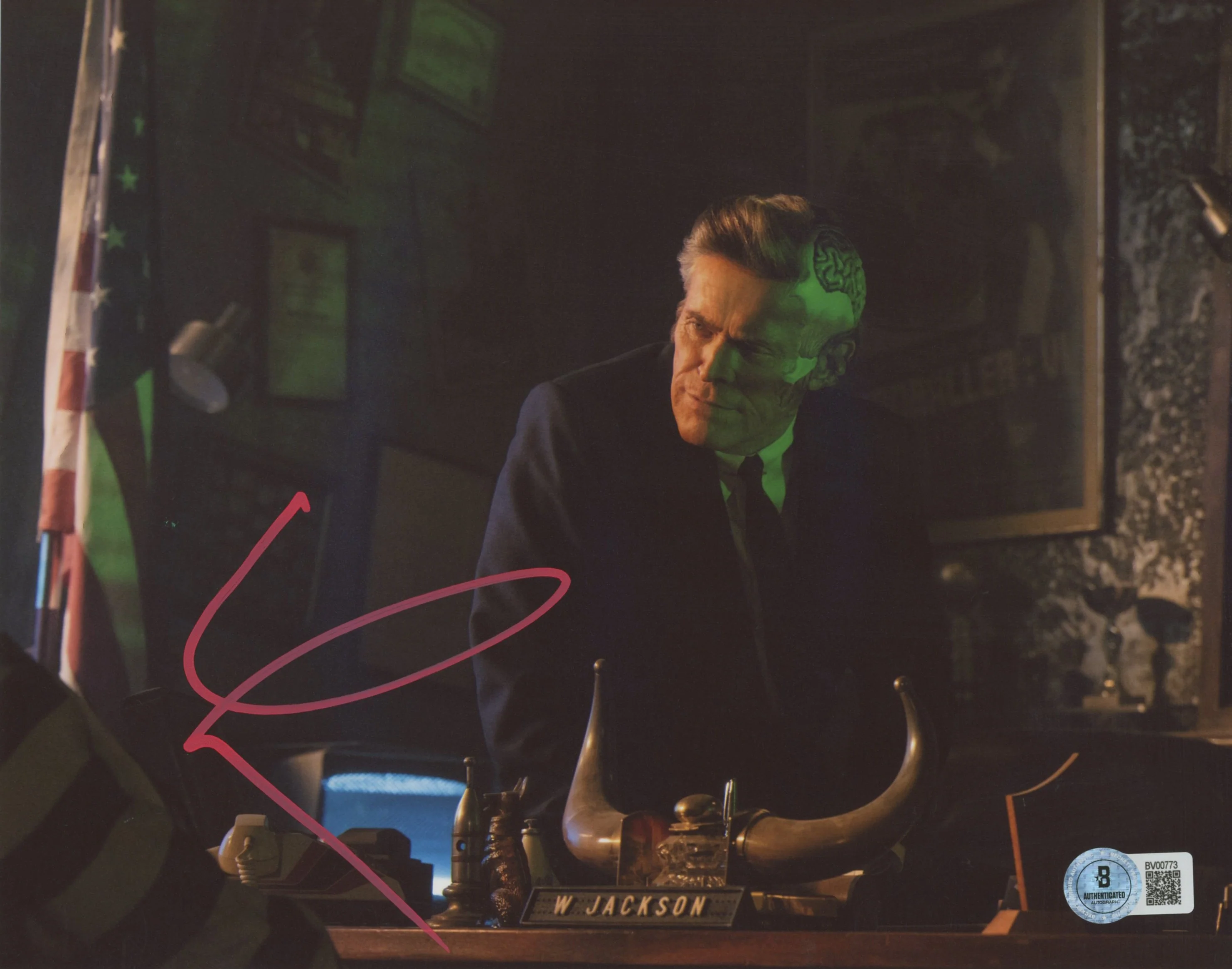 Willem Dafoe Beetlejuice 2 Authentic Signed 8x10 Photo BAS #BV00773