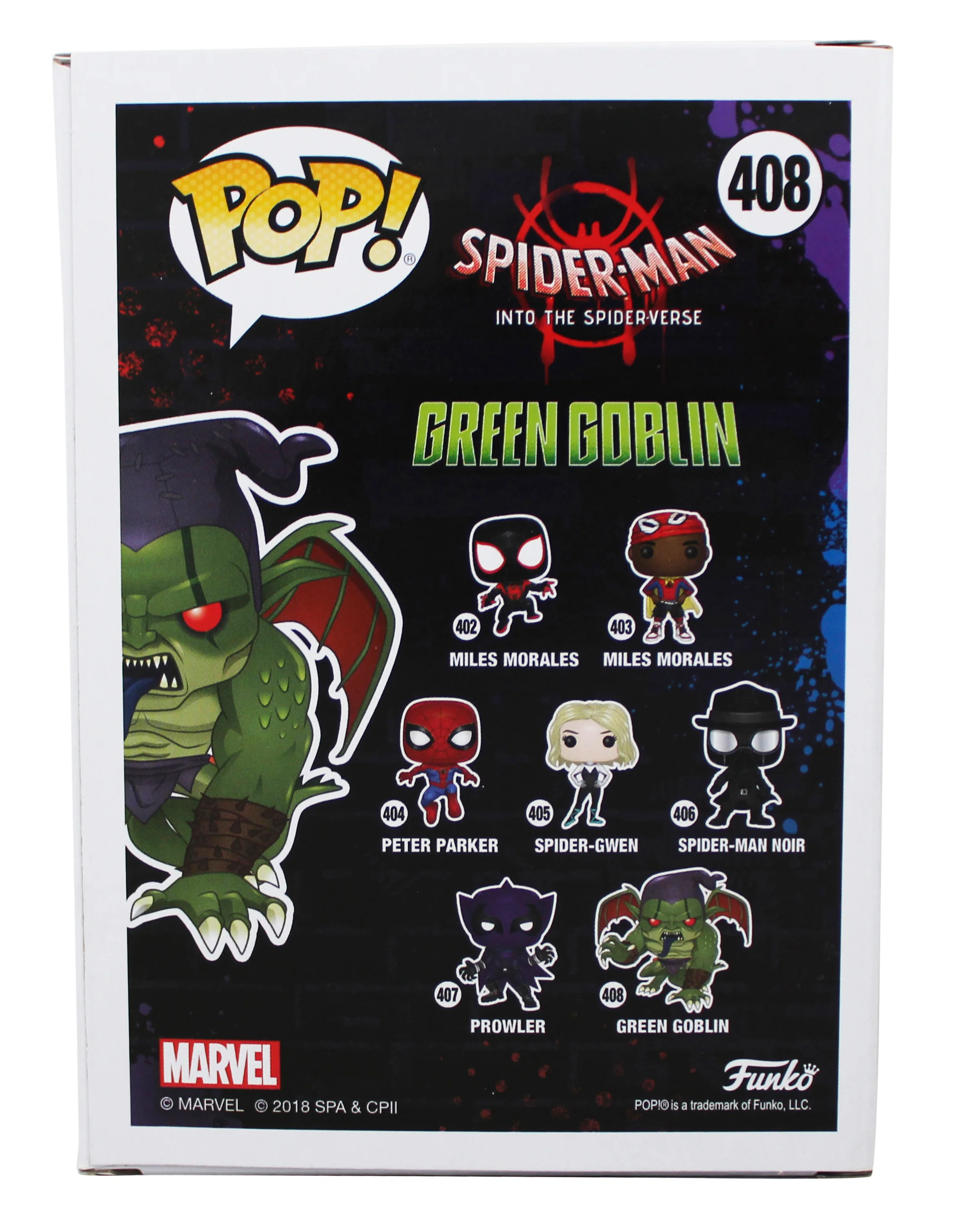 Willem Dafoe Signed Green Goblin #408 Funko Pop Vinyl Figure PSA/DNA #AP84508 - Image 5