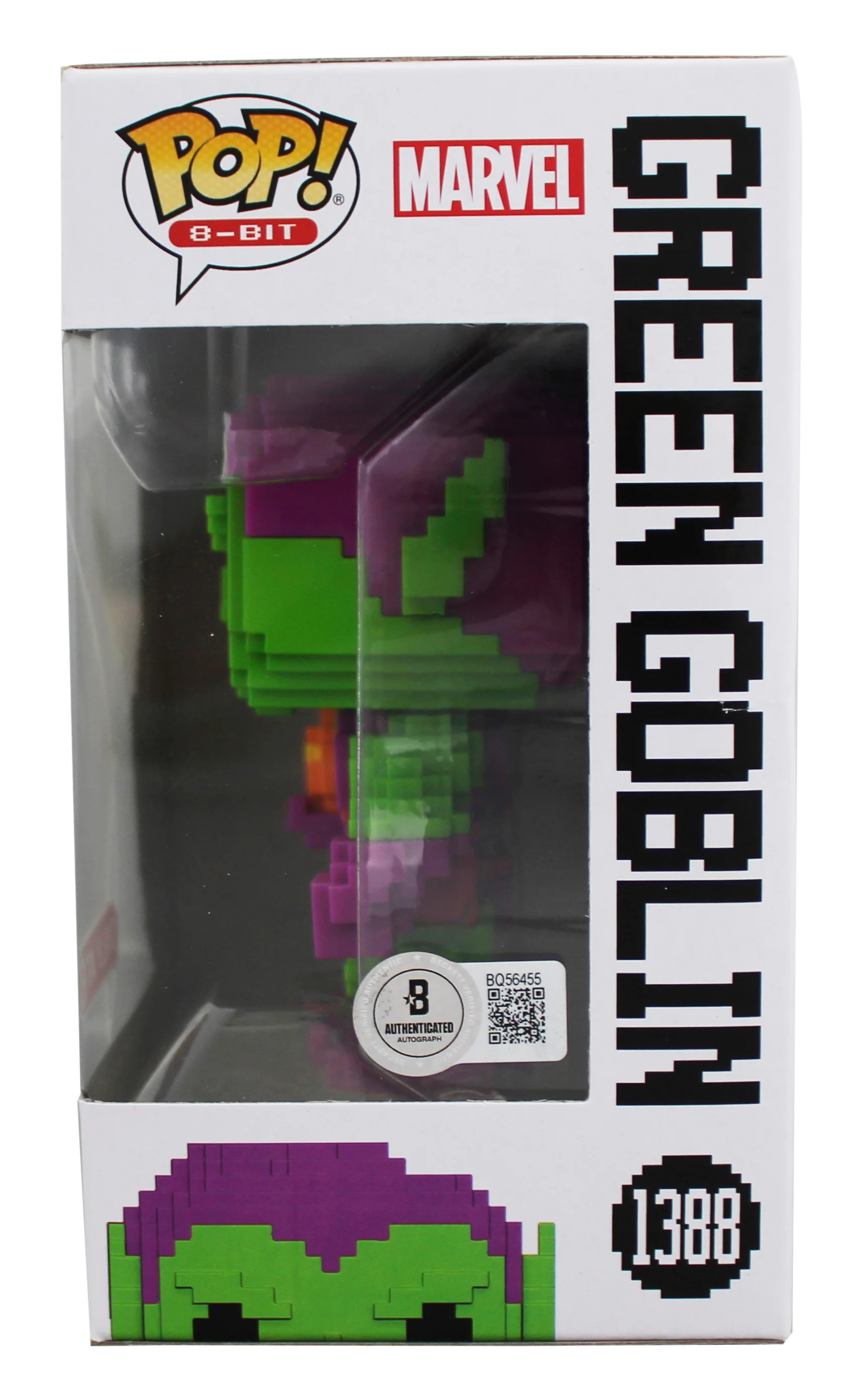 Willem Dafoe Spiderman Signed Green Goblin #1388 Funko Pop Figure BAS #BQ56455 - Image 4