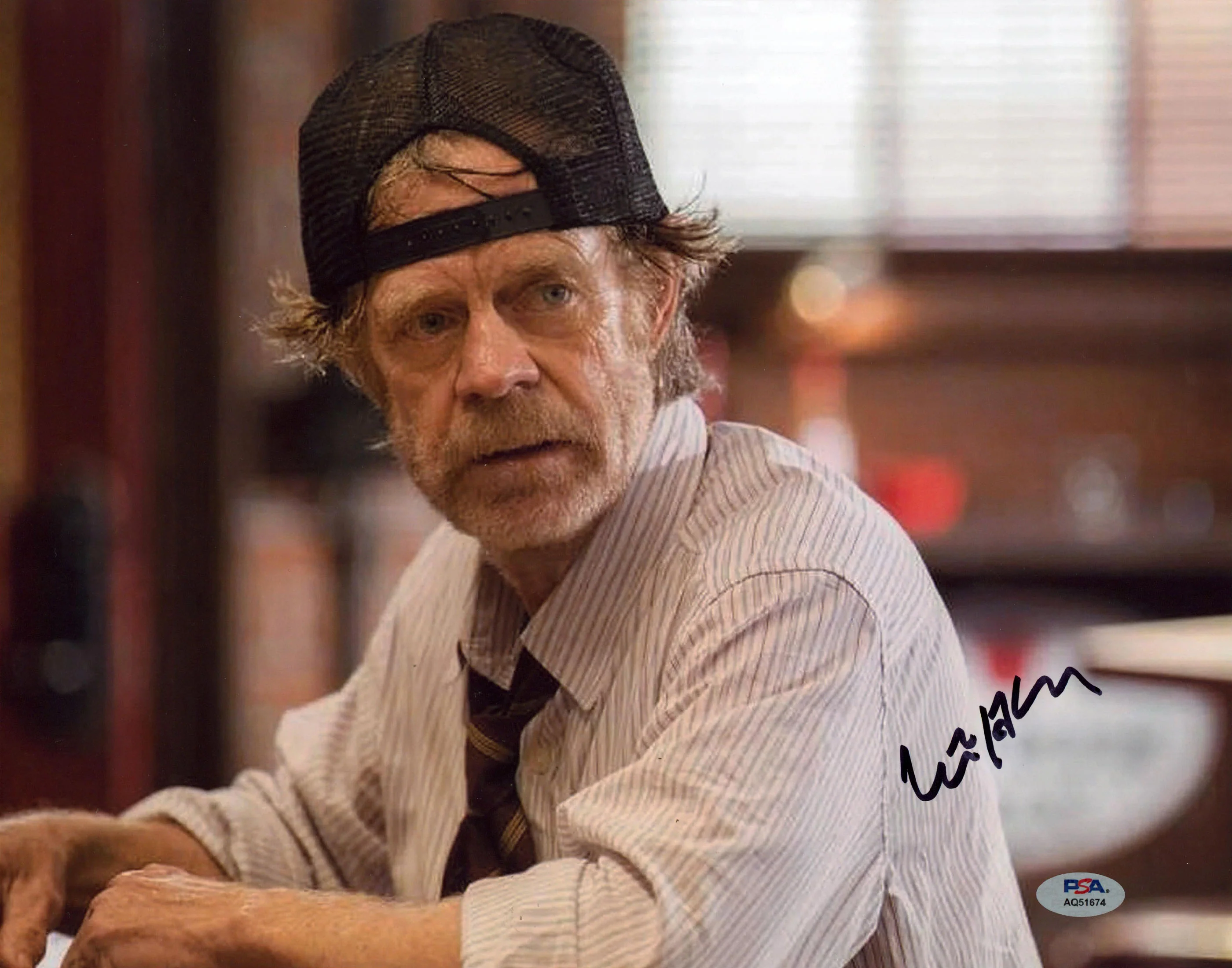 William H. Macy Shameless Authentic Signed 11x14 Photo PSA/DNA #AQ51674 - Image 2