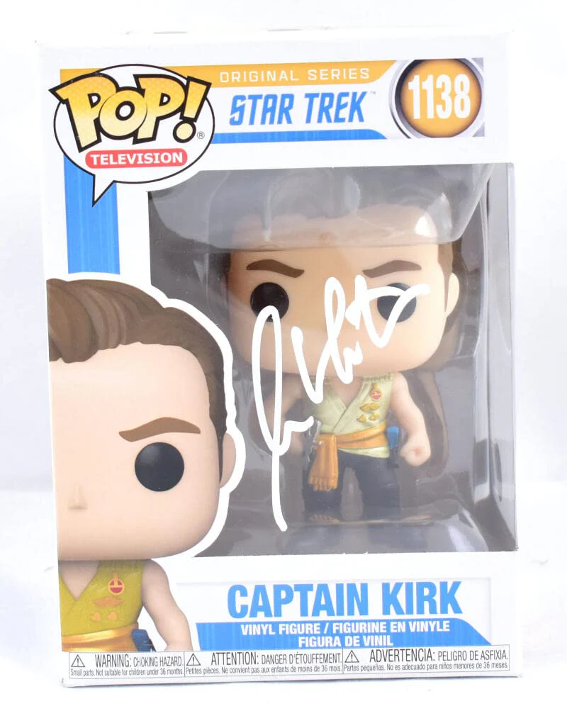 William Shatner Autographed Star Trek Funko Pop Figurine #1138- Beckett W Holo - Image 6