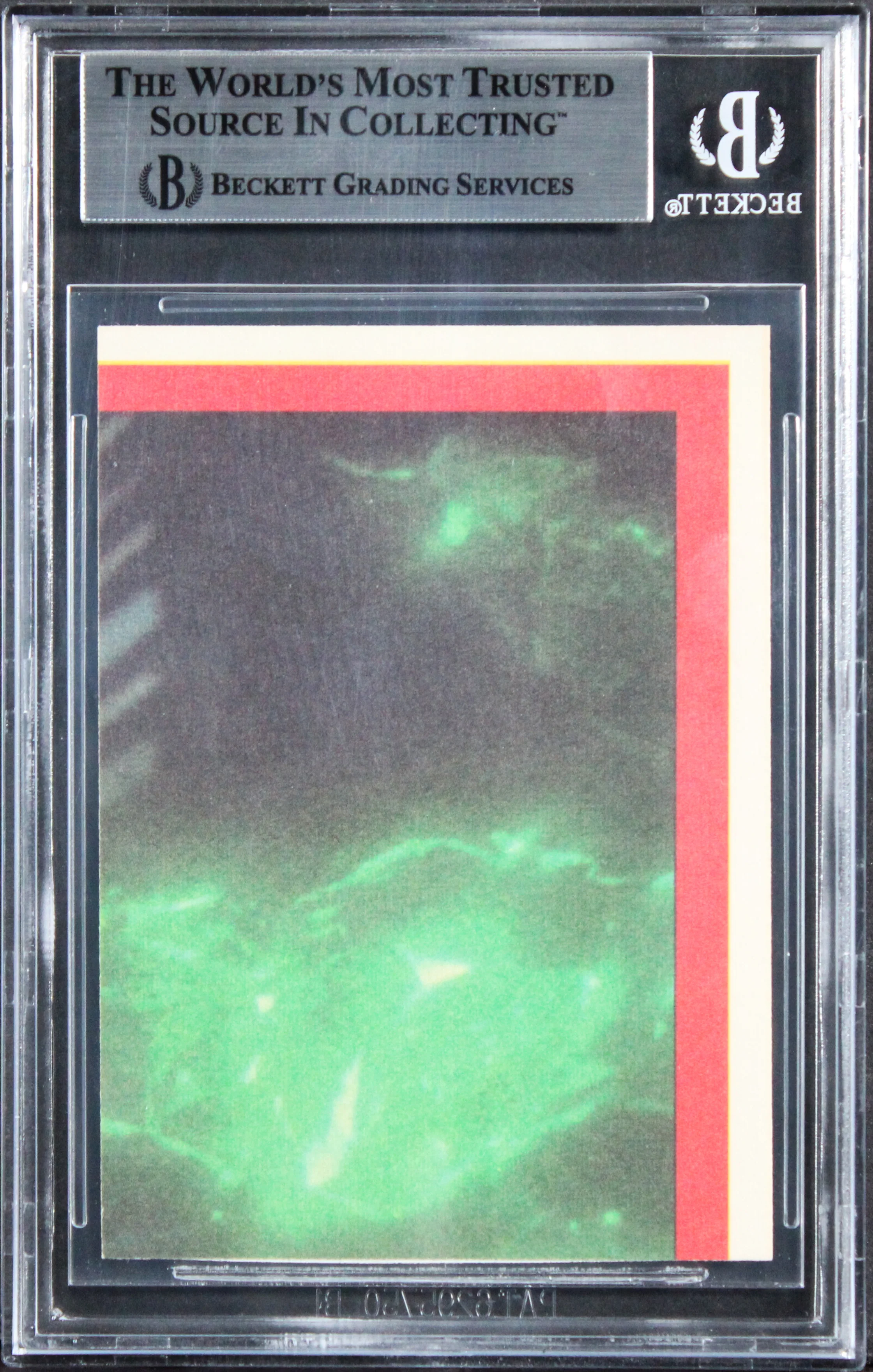 William Shatner Signed 1979 Star Trek Stickers #7 Star Explorer Card BAS Slabbed - Image 3