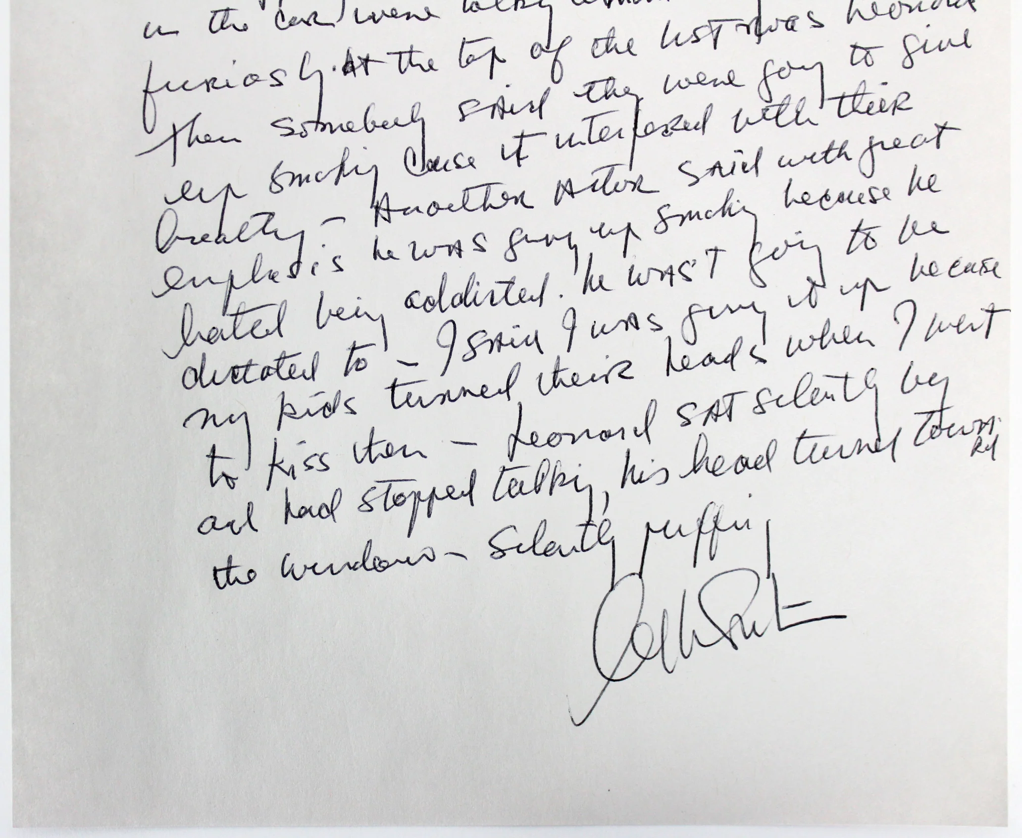 William Shatner Signed 7.25x10.5 1 Page Essay on Personal Letterhead BAS #A71925 - Image 5