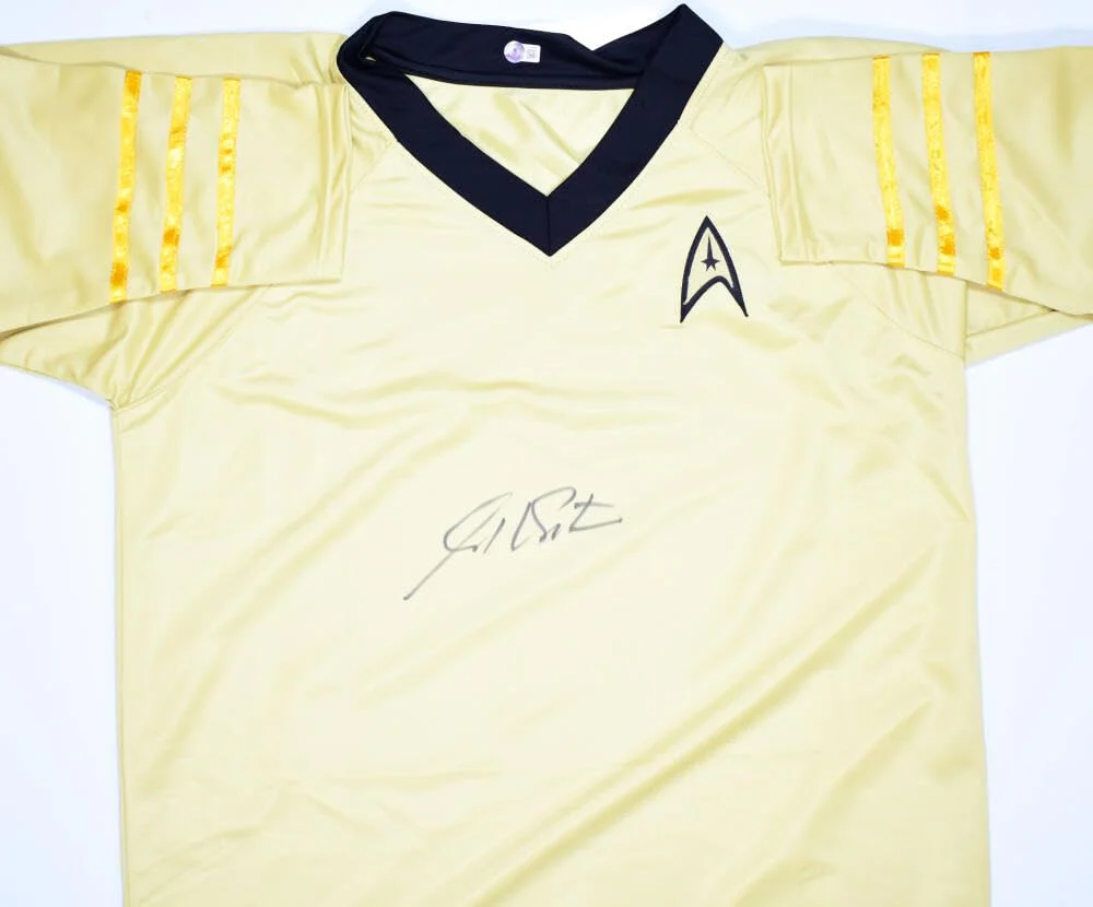 William Shatner Signed Star Trek Captain Kirk Enterprise Costume #2- Beckett W - Image 8