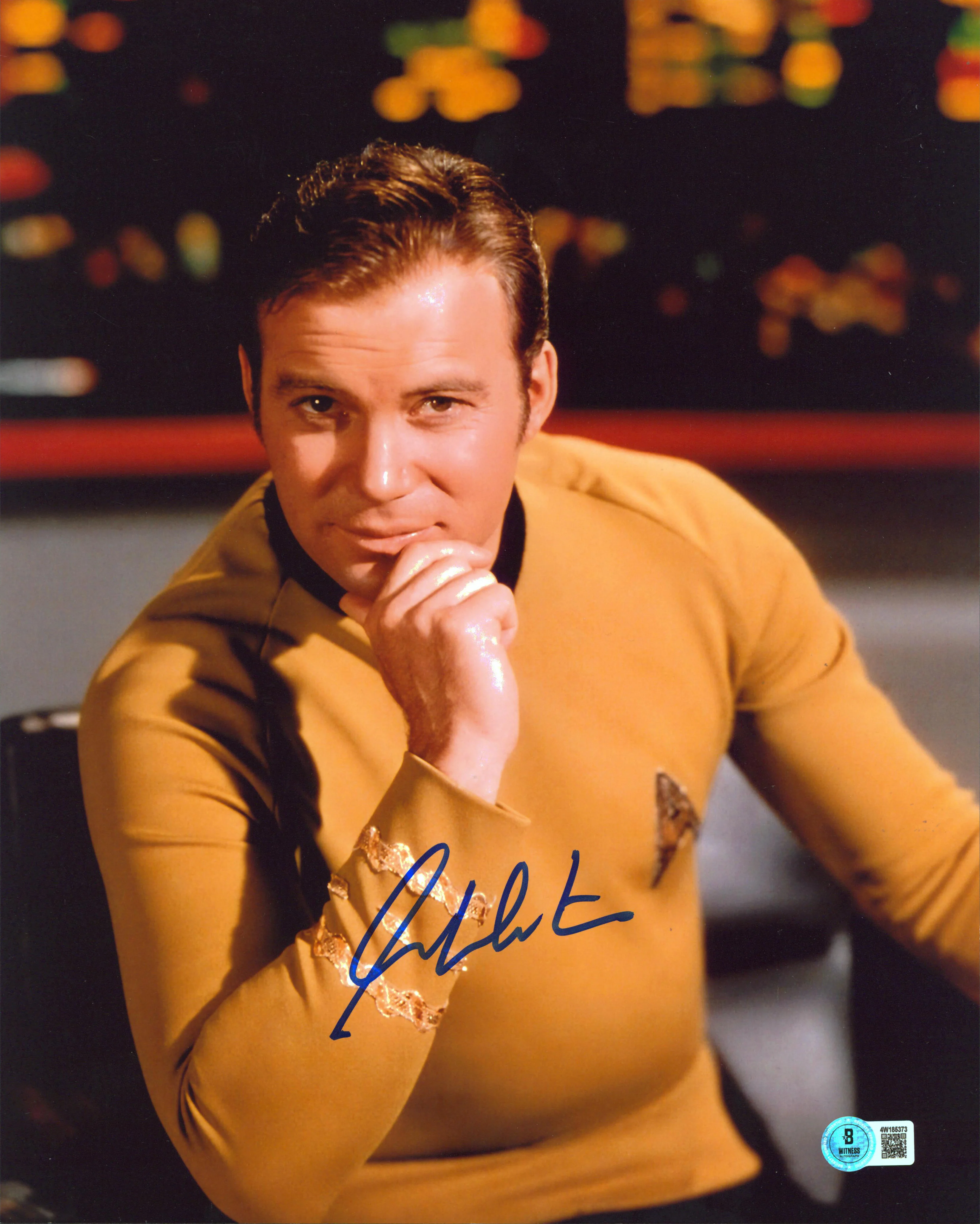 William Shatner Star Trek Authentic Signed 11x14 Verical Photo BAS Witnessed - Image 2