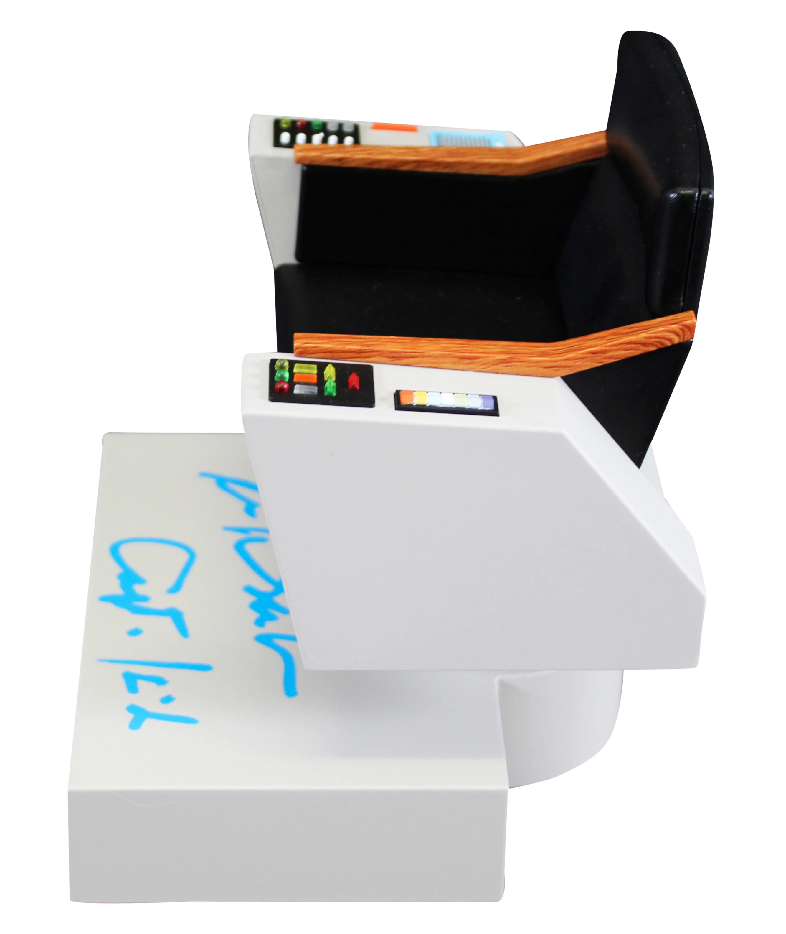 William Shatner Star Trek "Captain Kirk" Signed 1:6 FX Captain's Chair BAS Wit - Image 5