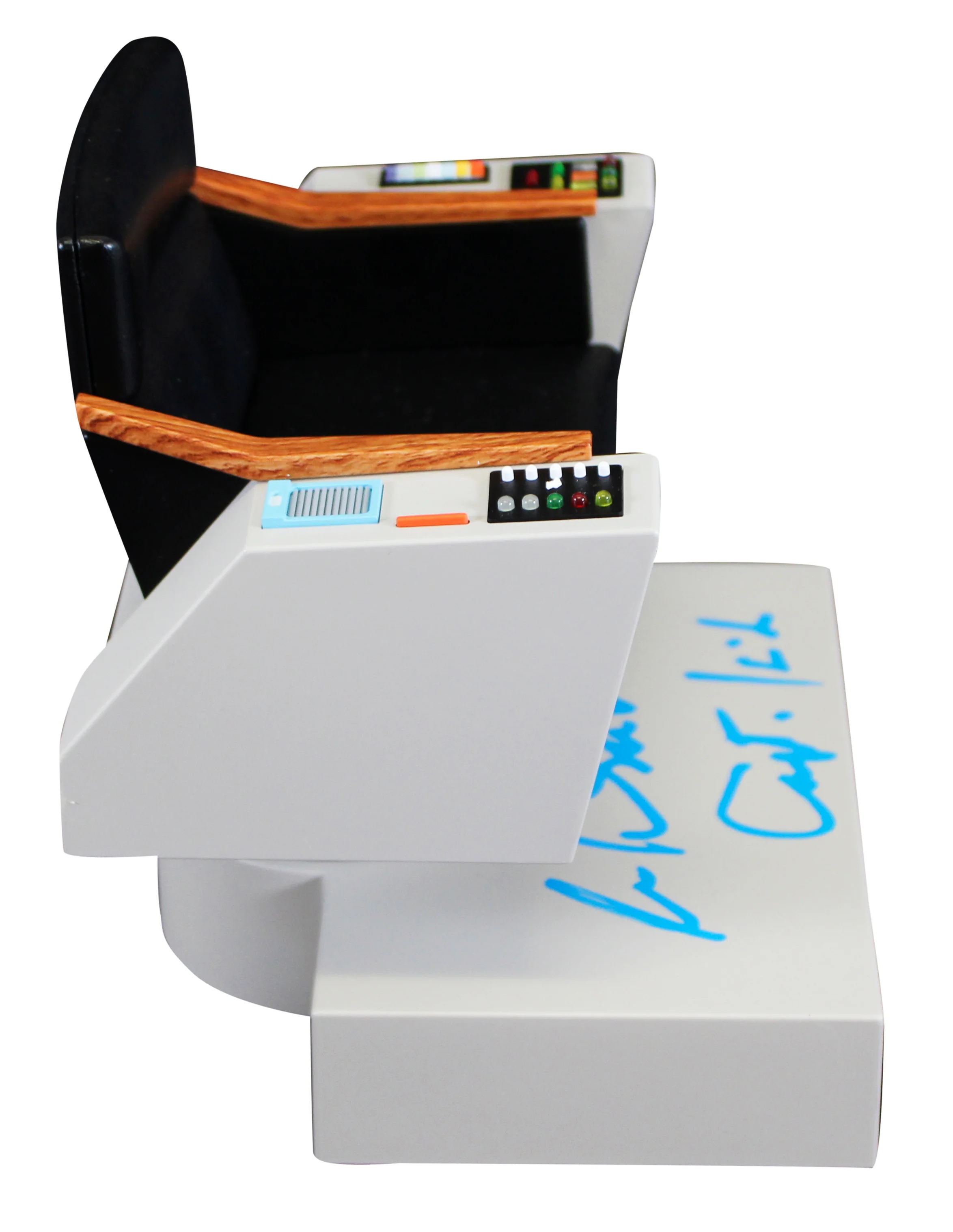 William Shatner Star Trek "Captain Kirk" Signed 1:6 FX Captain's Chair BAS Wit - Image 7