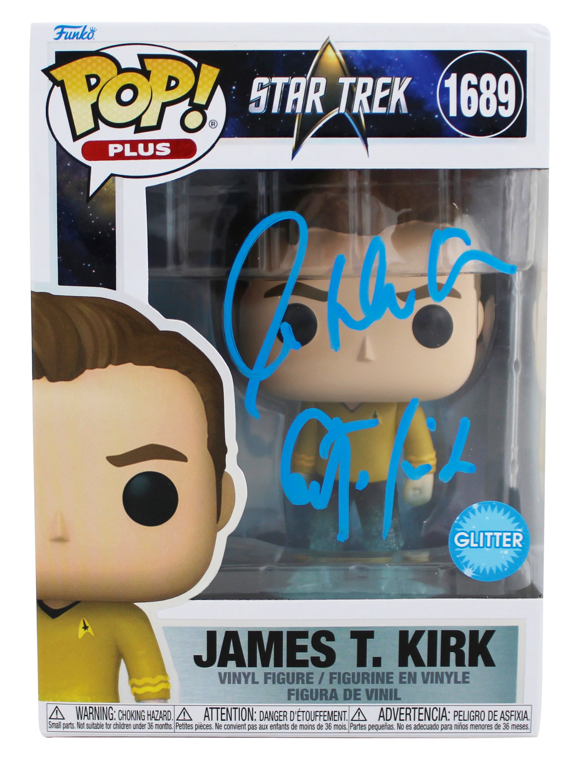 William Shatner Star Trek "Captain Kirk" Signed #1689 Funko Pop Figure BAS Wit - Image 2