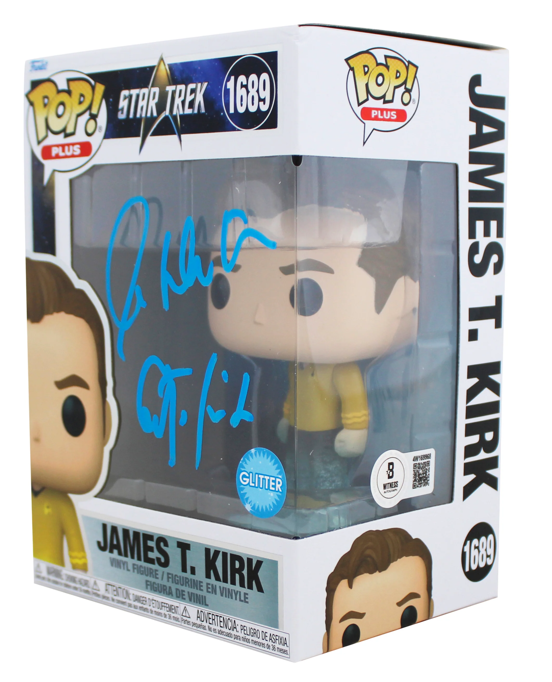 William Shatner Star Trek "Captain Kirk" Signed #1689 Funko Pop Figure BAS Wit - Image 3