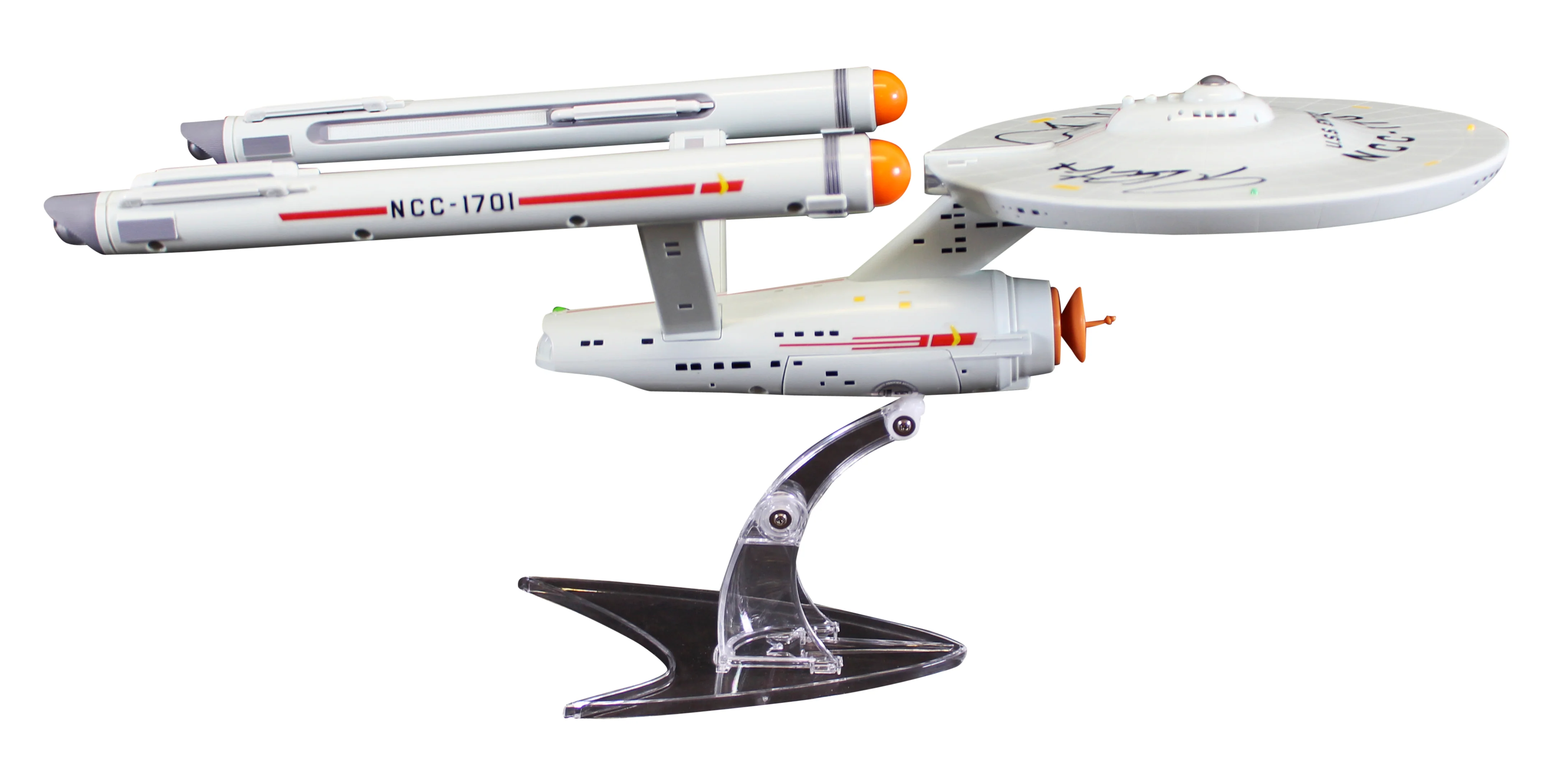William Shatner Star Trek "Captain Kirk" Signed USS Enterprise NCC-1701 BAS Wit - Image 5