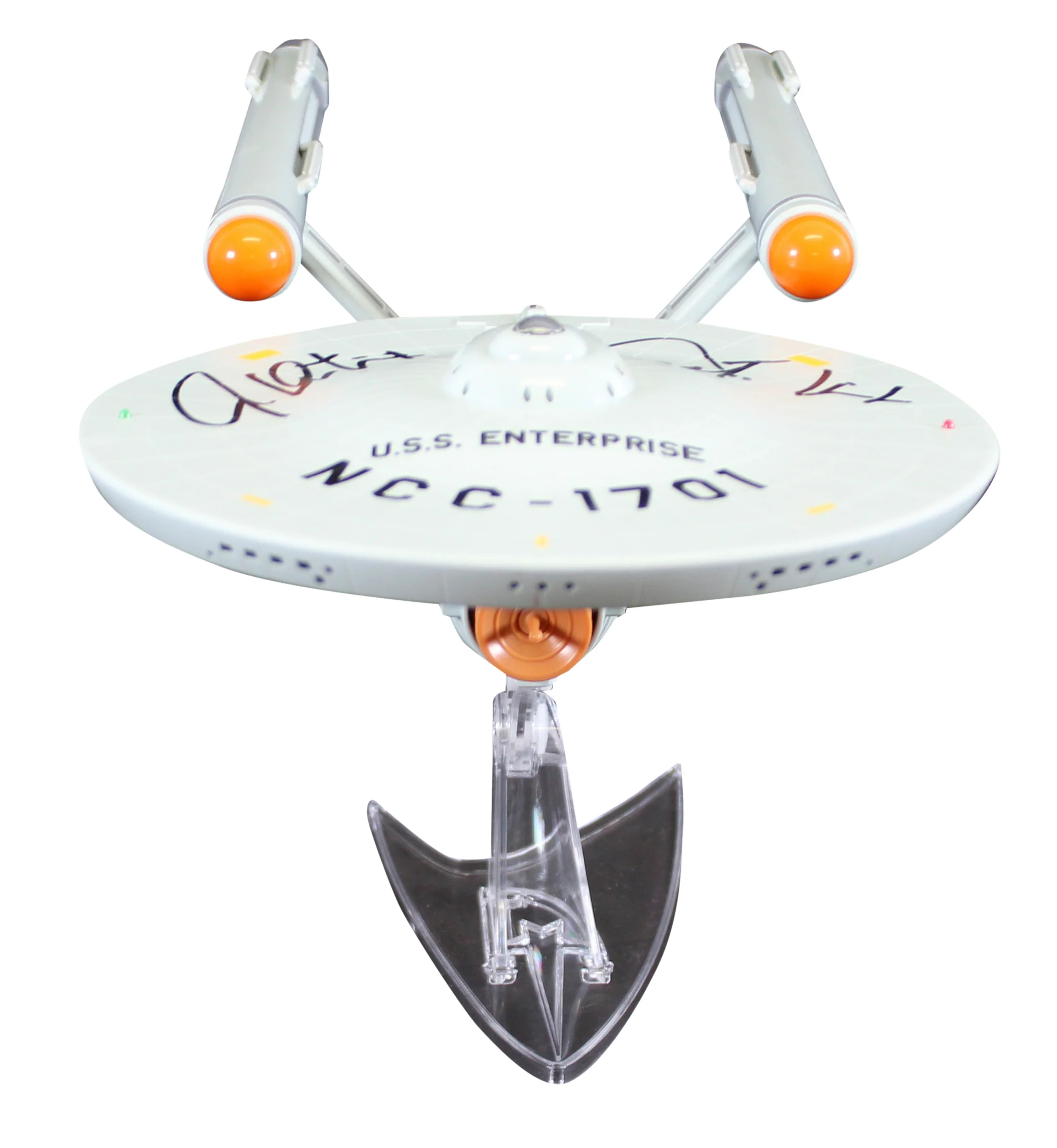 William Shatner Star Trek "Captain Kirk" Signed USS Enterprise NCC-1701 BAS Wit - Image 6