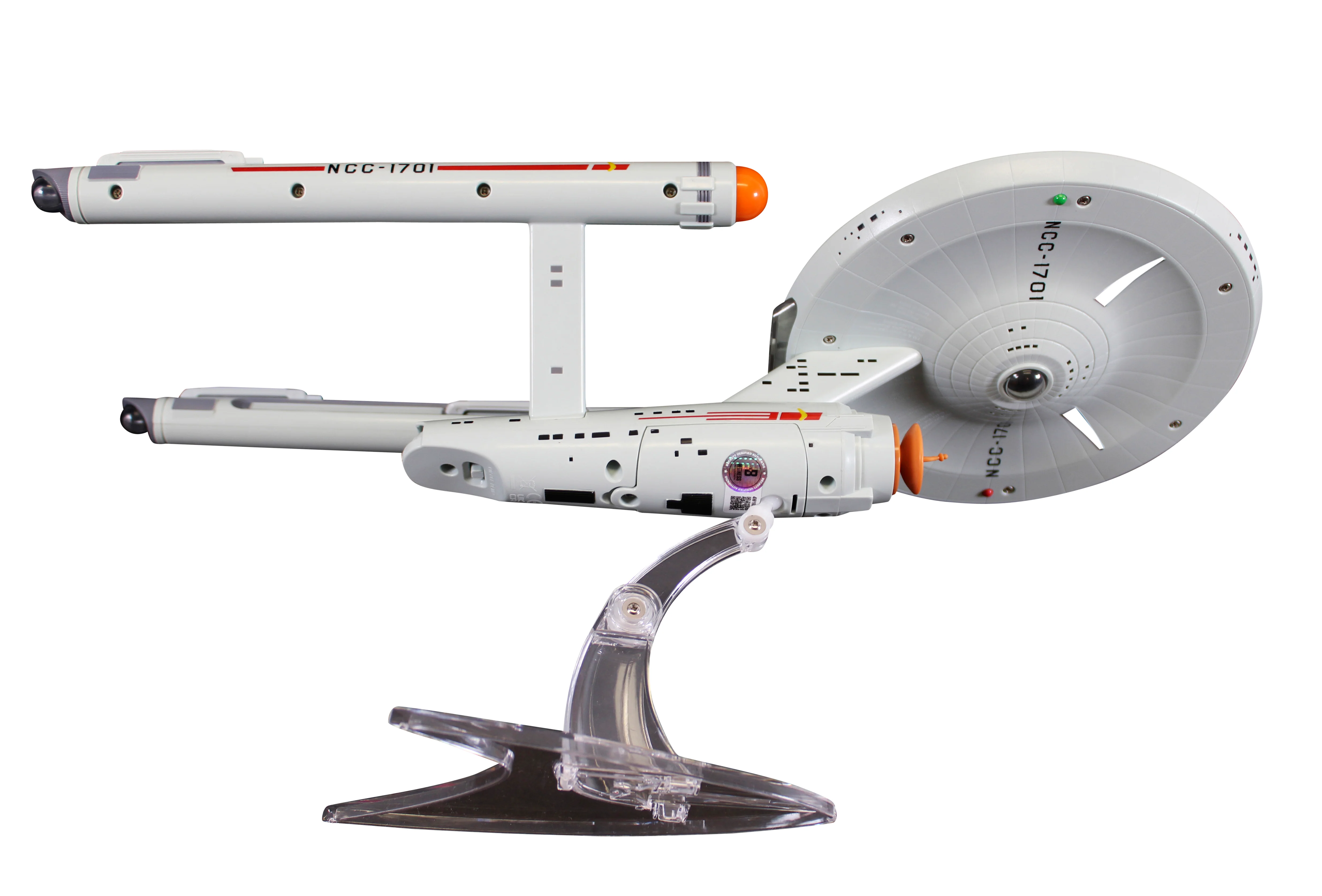 William Shatner Star Trek "Captain Kirk" Signed USS Enterprise NCC-1701 BAS Wit - Image 9