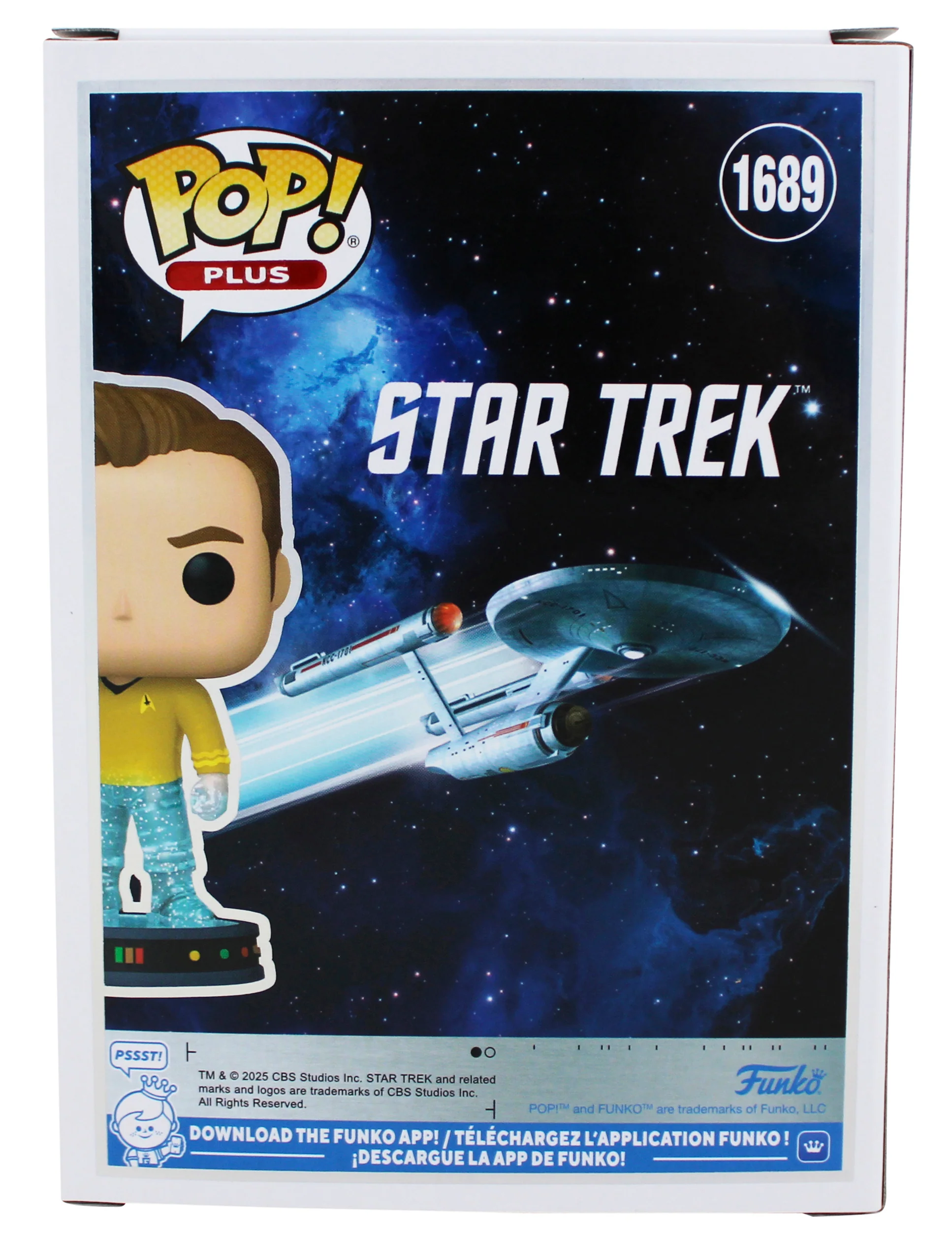 William Shatner Star Trek Signed James T. Kirk #1689 Funko Pop Figure BAS Wit - Image 5