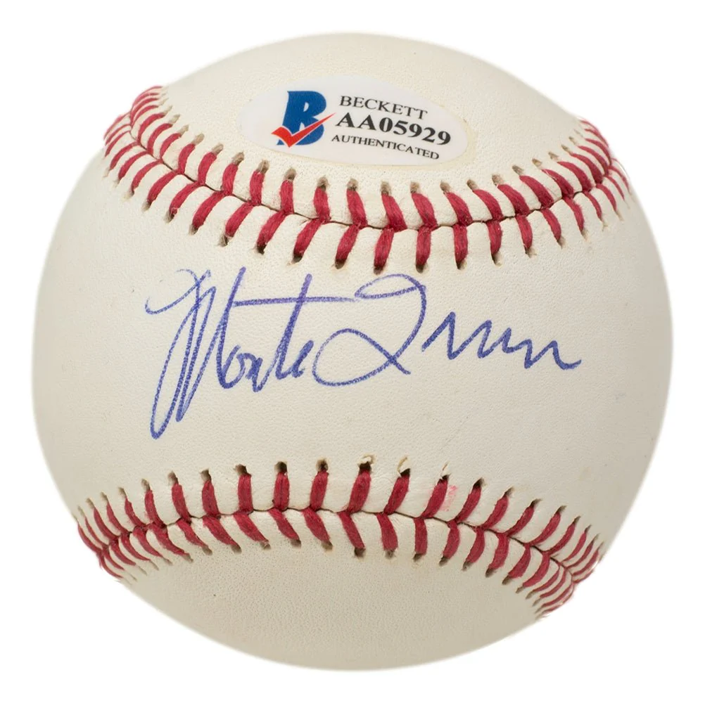 Willie Mays Monte Irvin Dual Signed Giants Baseball BAS LOA AA05929 - Image 2